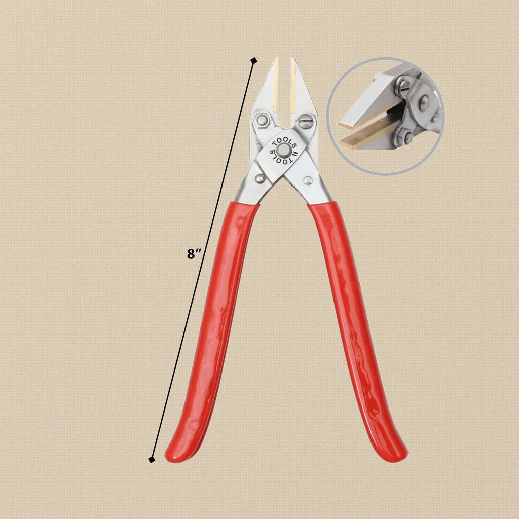 Professional Flat Brass Jaws Parallel Action Pliers, 200mm/8-inch, Jewellery/ Crafts Making, PVC Grips | Jewellery Making Tools | Toolsmith Ltd UK