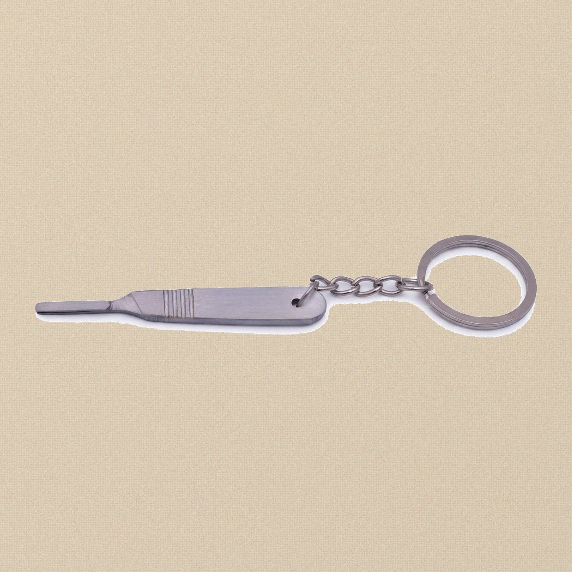 Miniature Dental & Medical Instrument Keyrings in 18 Assorted Styles — Scalpel Handle 3