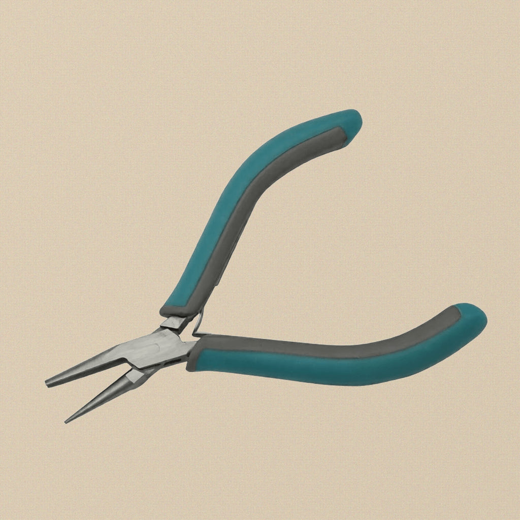 Round & Concave Nose Pliers, 4.75 Inch, Stainless Steel, Slim Ergonomic Two Toned Grips, Phthalate Free, Jewellers Hobby Tool | Jewellery Making Tools | Toolsmith Ltd UK