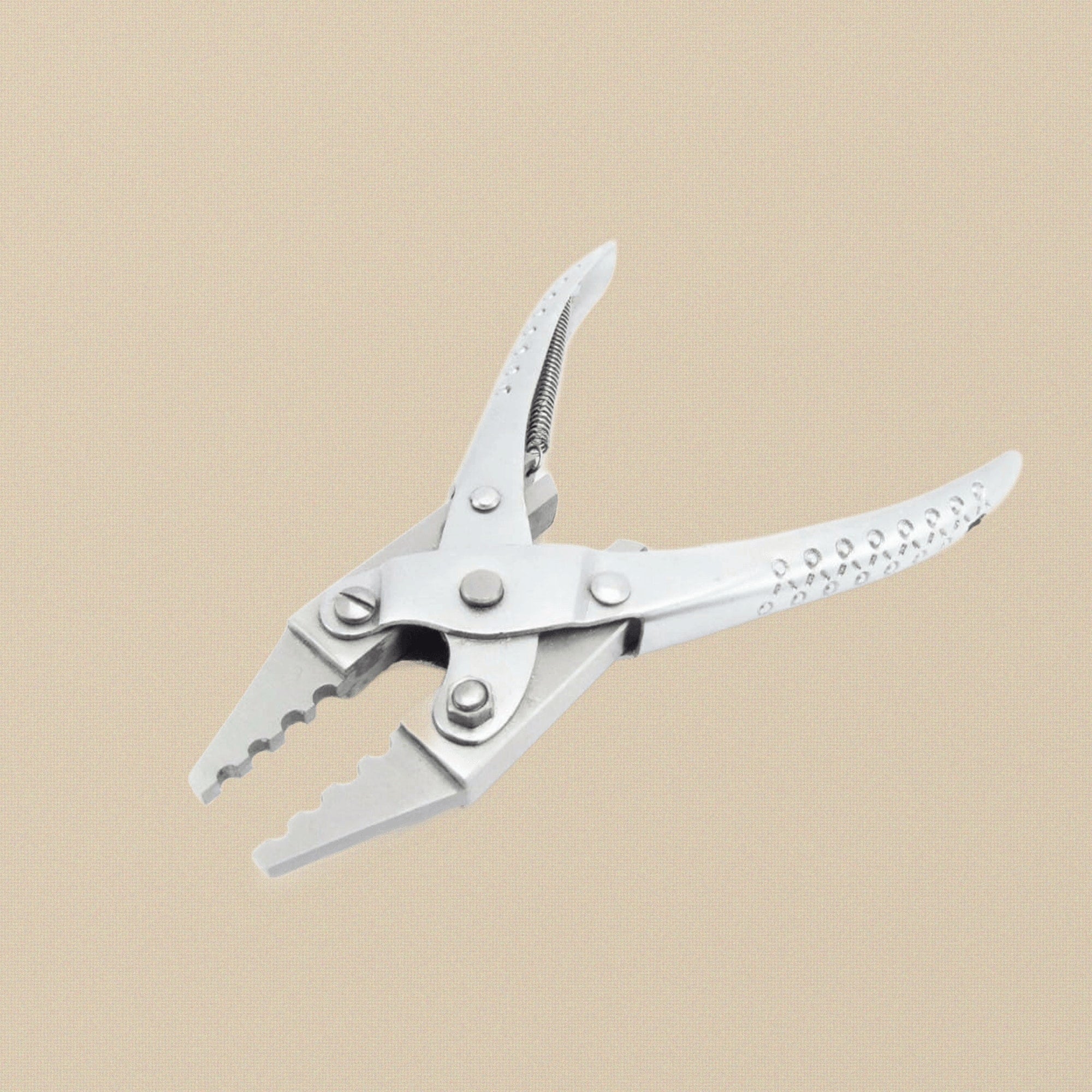 Parallel Spring Action Swedging Pliers, 4-Hole Design, for Woodwind Repair and Jewellery Crafts | Jewellery Making Tools | Toolsmith Ltd UK