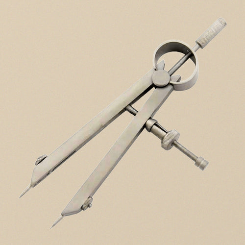 3 Inch Pointed Adjustable Calipers Dividers with Replaceable Legs for Jewellery Crafts, Stainless Steel | Jewellery Making Tools | Toolsmith Ltd UK