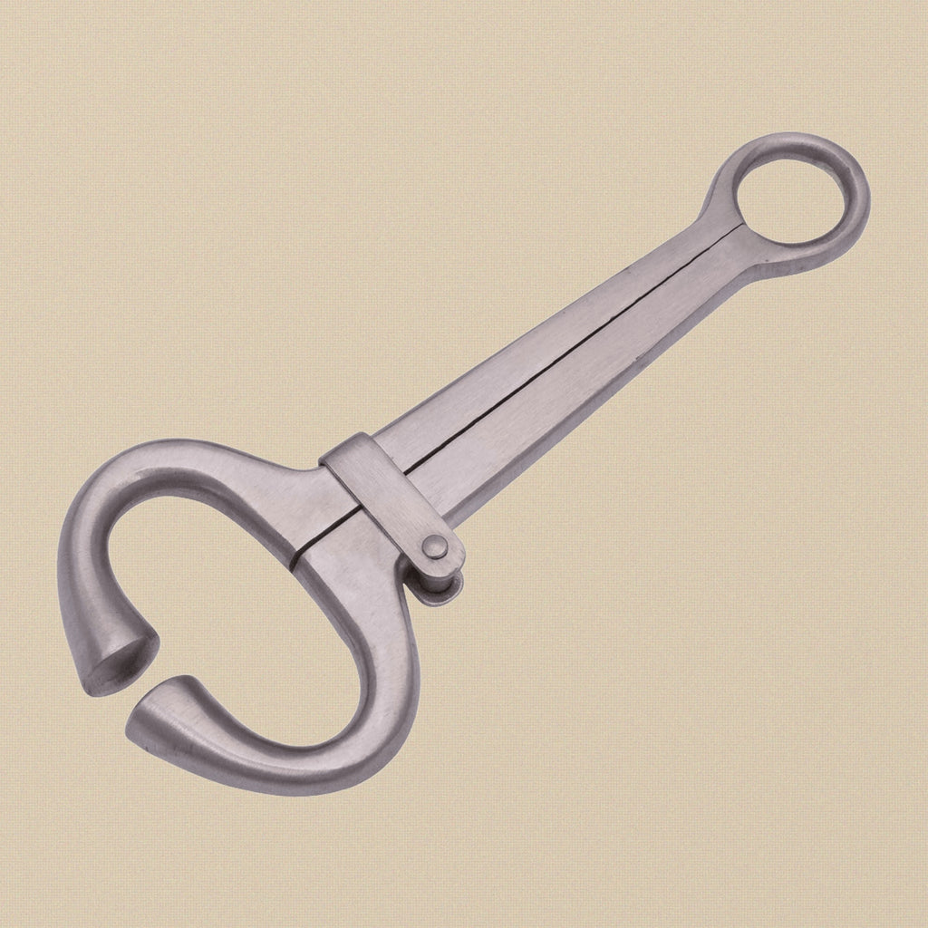 Professional Veterinary Bull Nose Holder, 18 cm Stainless Steel Livestock Pliers, Lockable Barnacle Tool for Animal Handling | Veterinary Instruments | Toolsmith Ltd UK