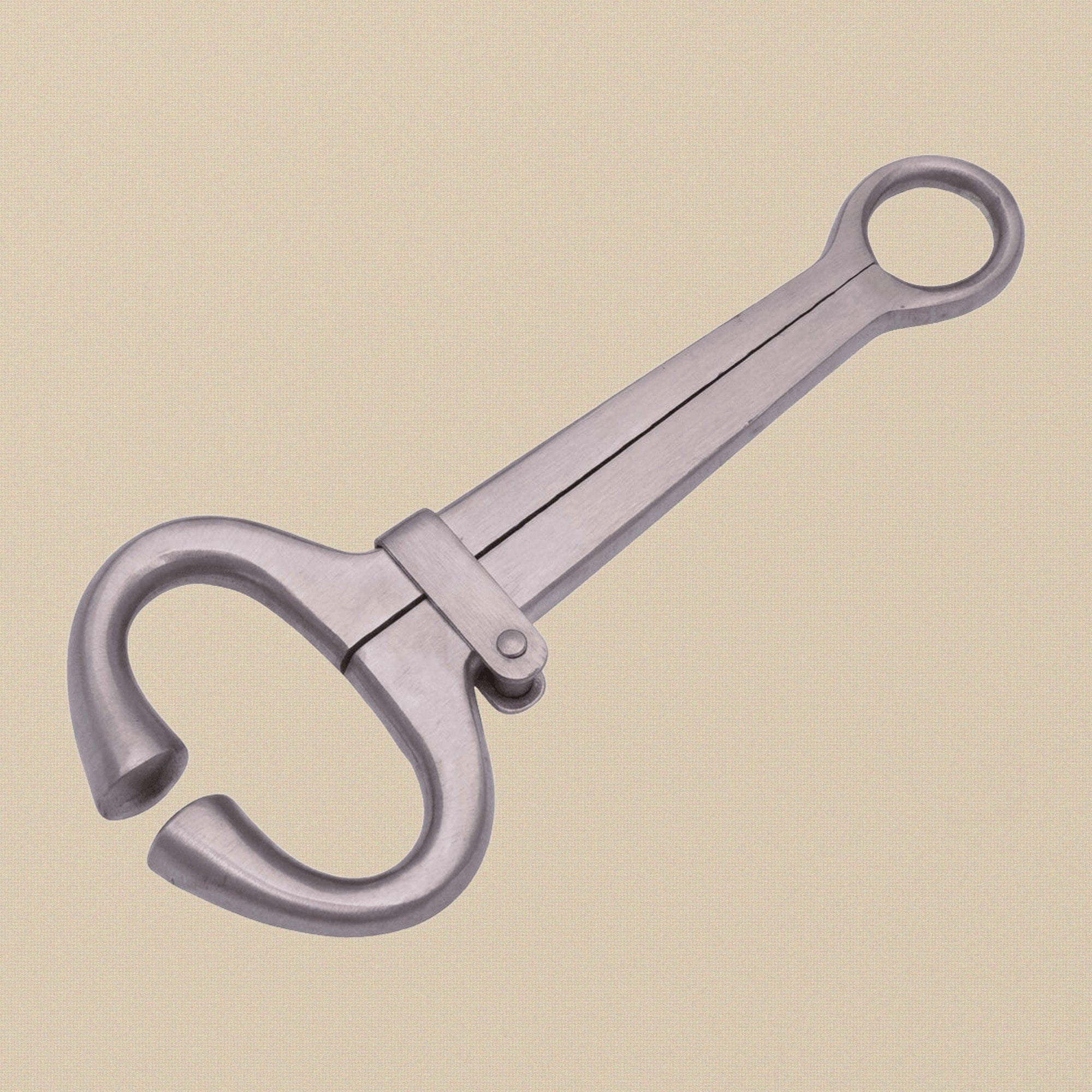 Professional Veterinary Bull Nose Holder, 18 cm Stainless Steel Livestock Pliers, Lockable Barnacle Tool for Animal Handling | Veterinary Instruments | Toolsmith Ltd UK