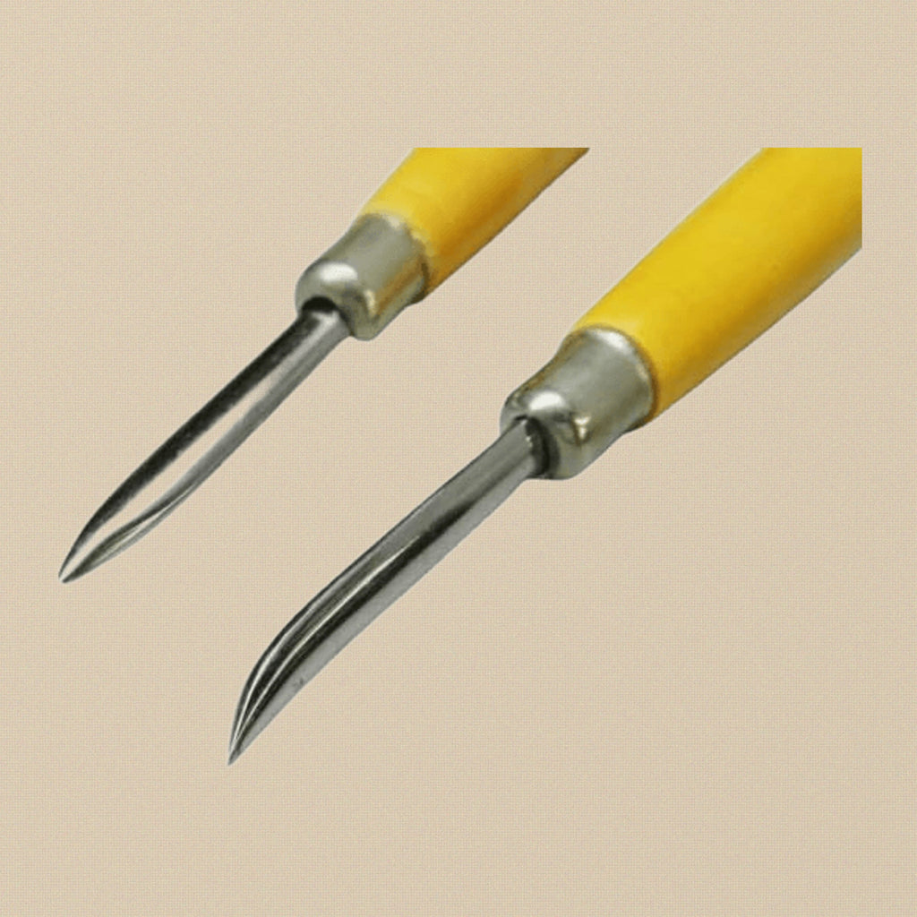 Professional Jewellery Burnishing Tool Set, Straight and Curved Blade Burnishers, Bezel Setting Chisels | Jewellery Making Tools | Toolsmith Ltd UK