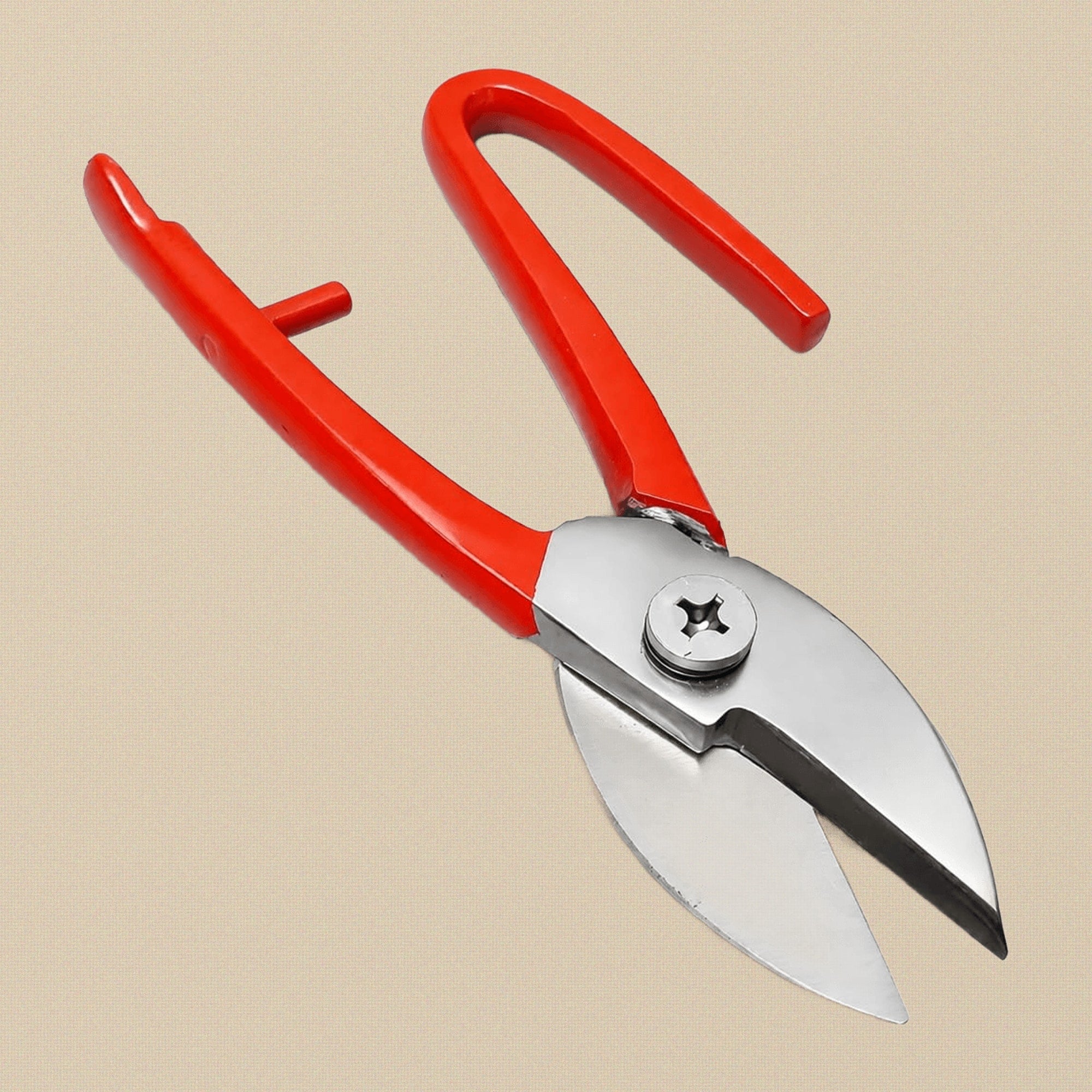 Heavy Duty Jewellery Shears with Bent Handle, Wide Blades, for Thick Sheet and Wire, 160 mm | Jewellery Making Tools | Toolsmith Ltd UK