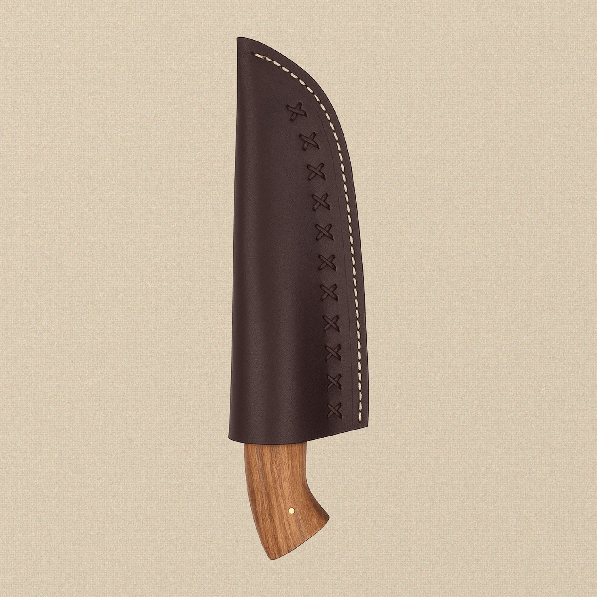 Four-Piece Damascus Chef Knife Set with Rosewood Handles and Leather Sheaths | Chef Knife Set | Toolsmith Ltd UK