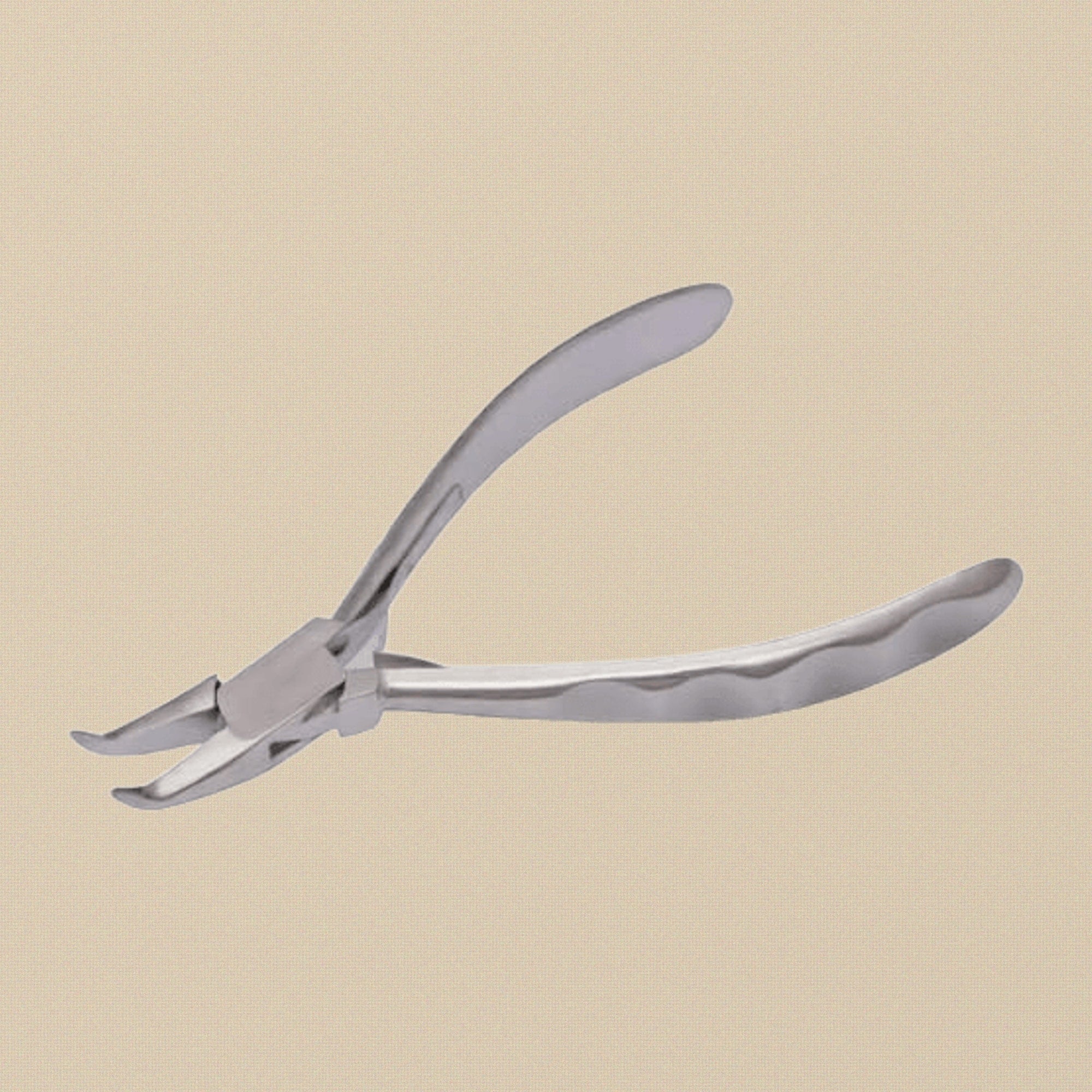 Design Handle Bent Chain Nose Pliers for Jewellery Making, Polished Stainless Steel, 5.5 Inch, Wire Crafts Tool | Jewellery Making Tools | Toolsmith Ltd UK