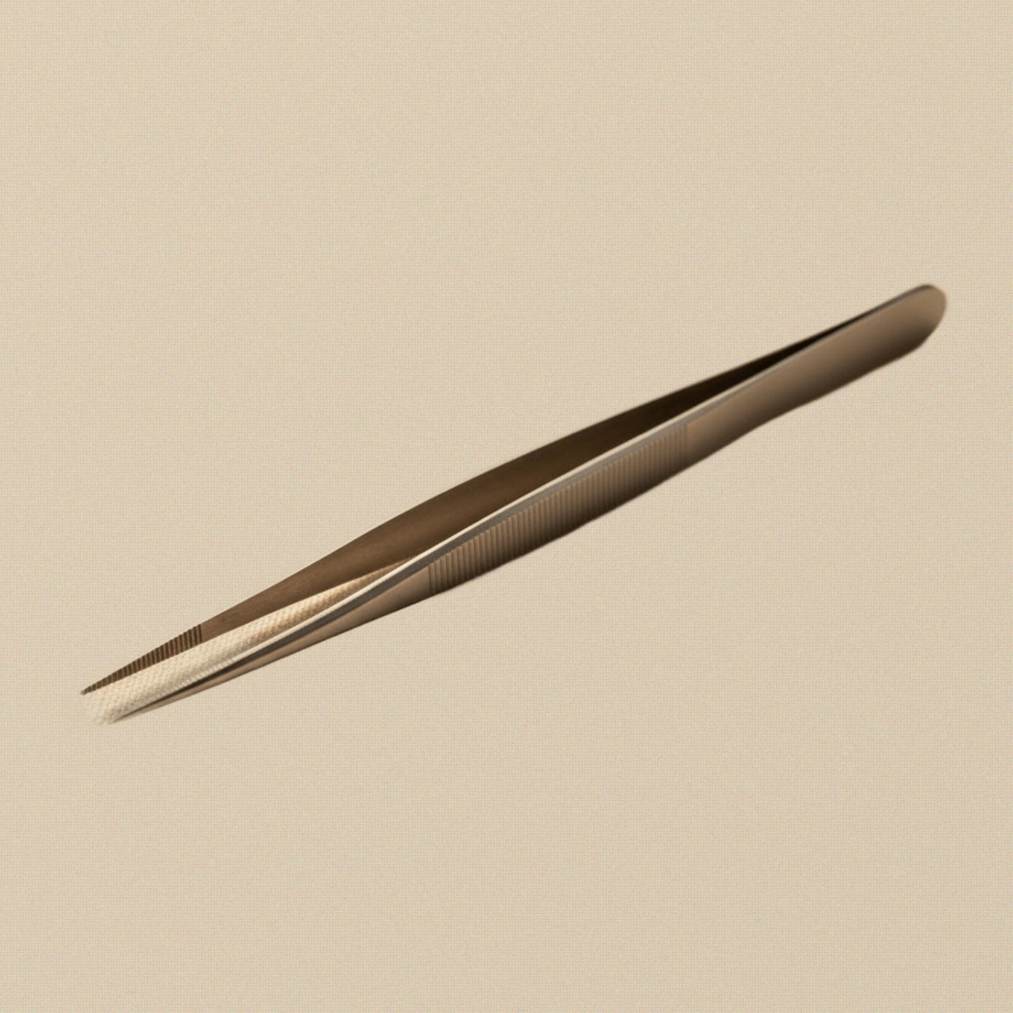 Stainless Steel Precision Tweezers, 16.5 cm, Medium Point, Serrated Jaws, for Jewellery, Diamond, Gemstone and Bead Pick Up Repair | Jewellery Making Tools | Toolsmith Ltd UK