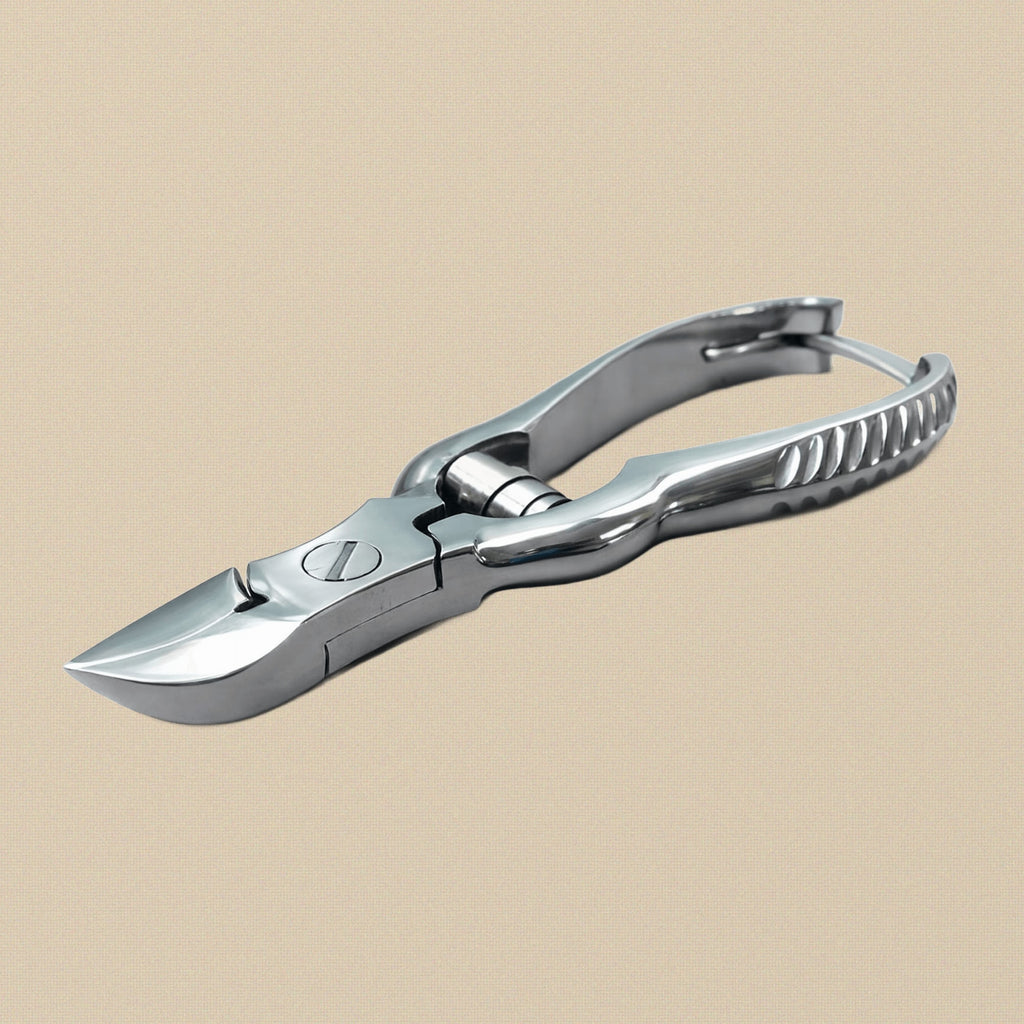 Premium Toe Nail Clippers with Leaf Handles, Chiropody Pedicure Nippers, Mirror Finish, 14 cm | Beauty & Nail Tools | Toolsmith Ltd UK