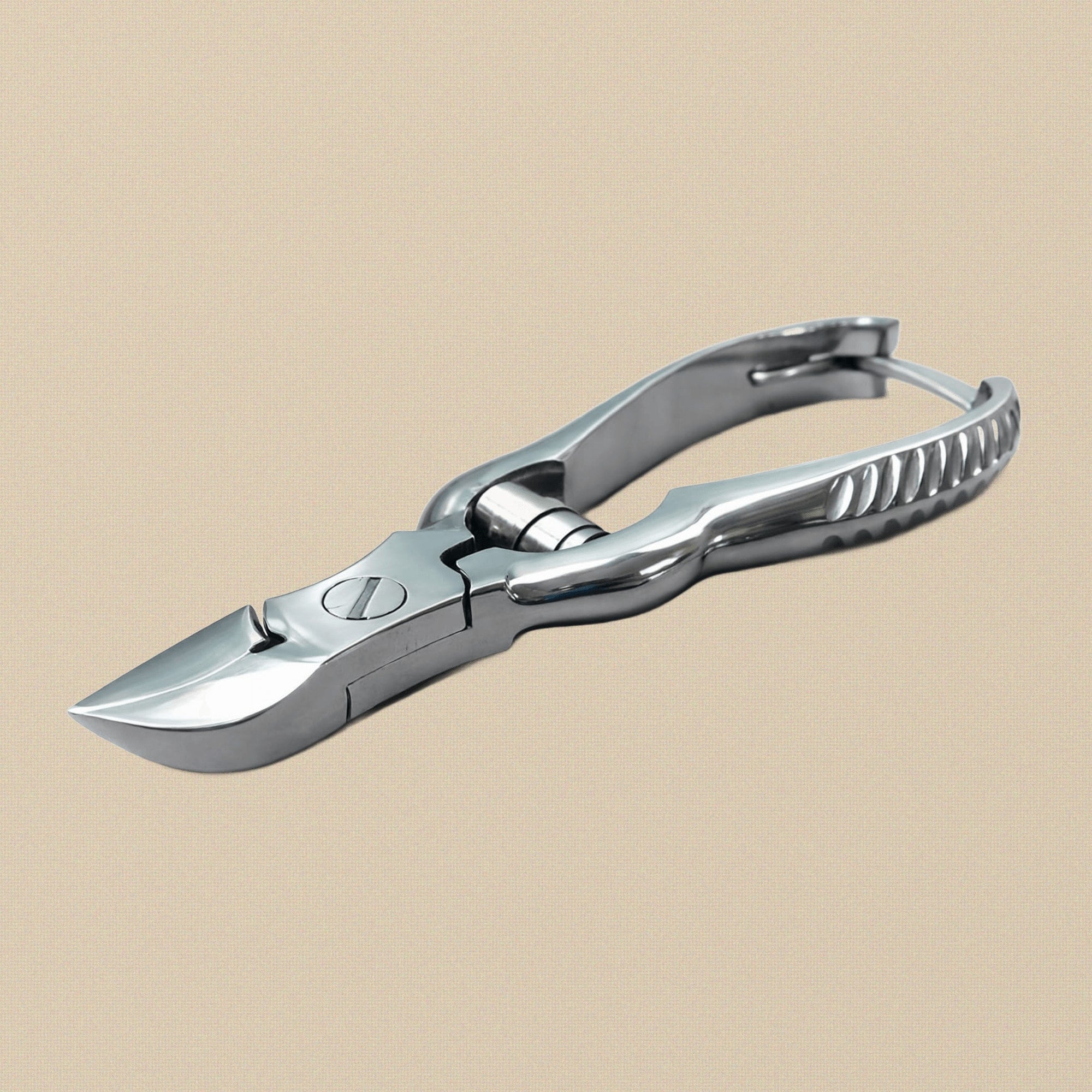 Premium Toe Nail Clippers with Leaf Handles, Chiropody Pedicure Nippers, Mirror Finish, 14 cm | Beauty & Nail Tools | Toolsmith Ltd UK