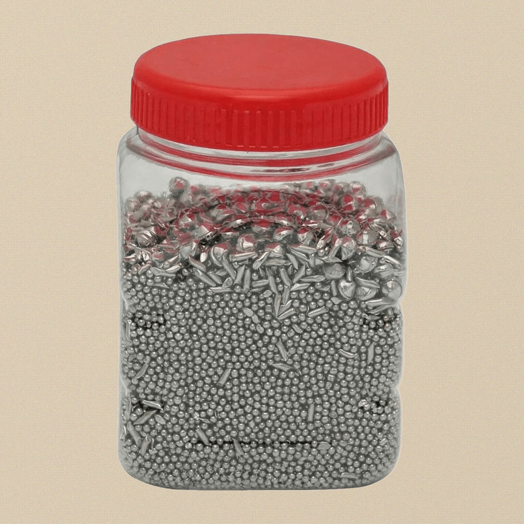 Stainless Steel Mixed Shapes Tumbling Shot, 1 kg, Jewellery Polishing Media with Spheres, Cones and Pins | Jewellery Making Tools | Toolsmith Ltd UK