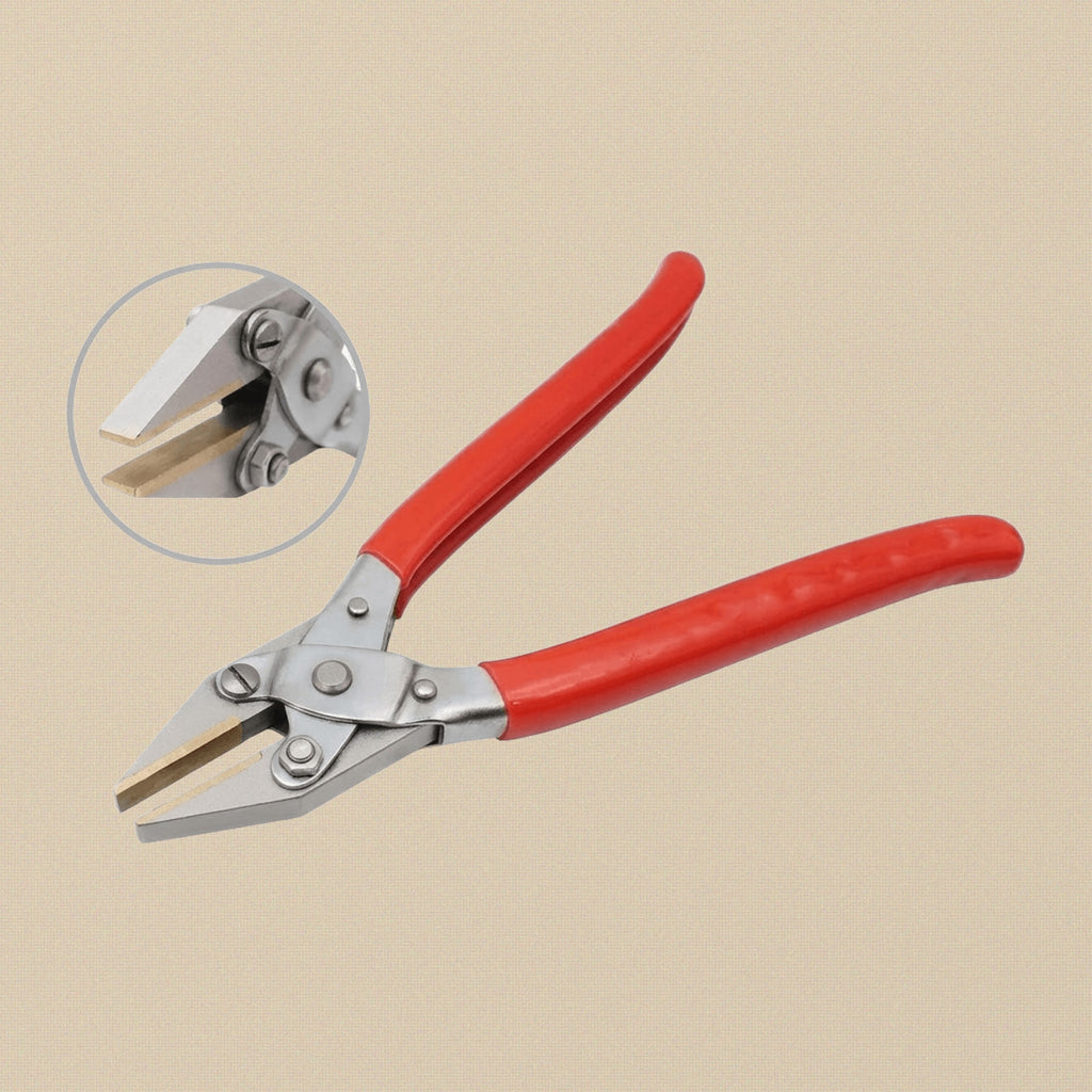 Professional Flat Brass Jaws Parallel Action Pliers, 200mm/8-inch, Jewellery/ Crafts Making, PVC Grips | Jewellery Making Tools | Toolsmith Ltd UK