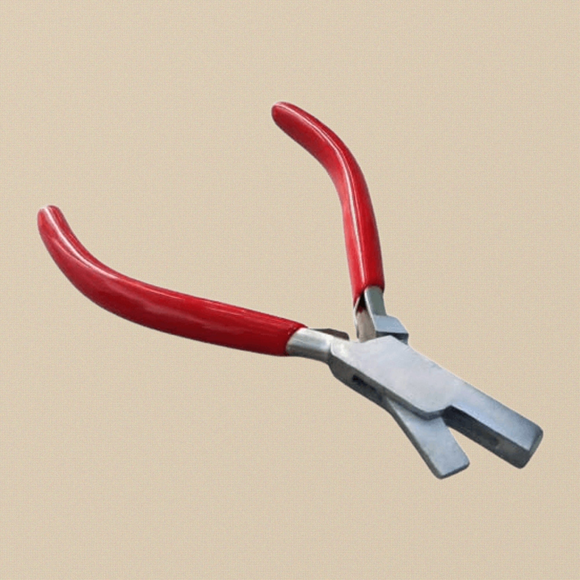 3 MM Leather Strap Notching Pliers, Stainless Steel Construction, 3 mm Notch Size, PVC Handles, for Leathercraft and Watch Strap Making | Jewellery Making Tools | Toolsmith Ltd UK