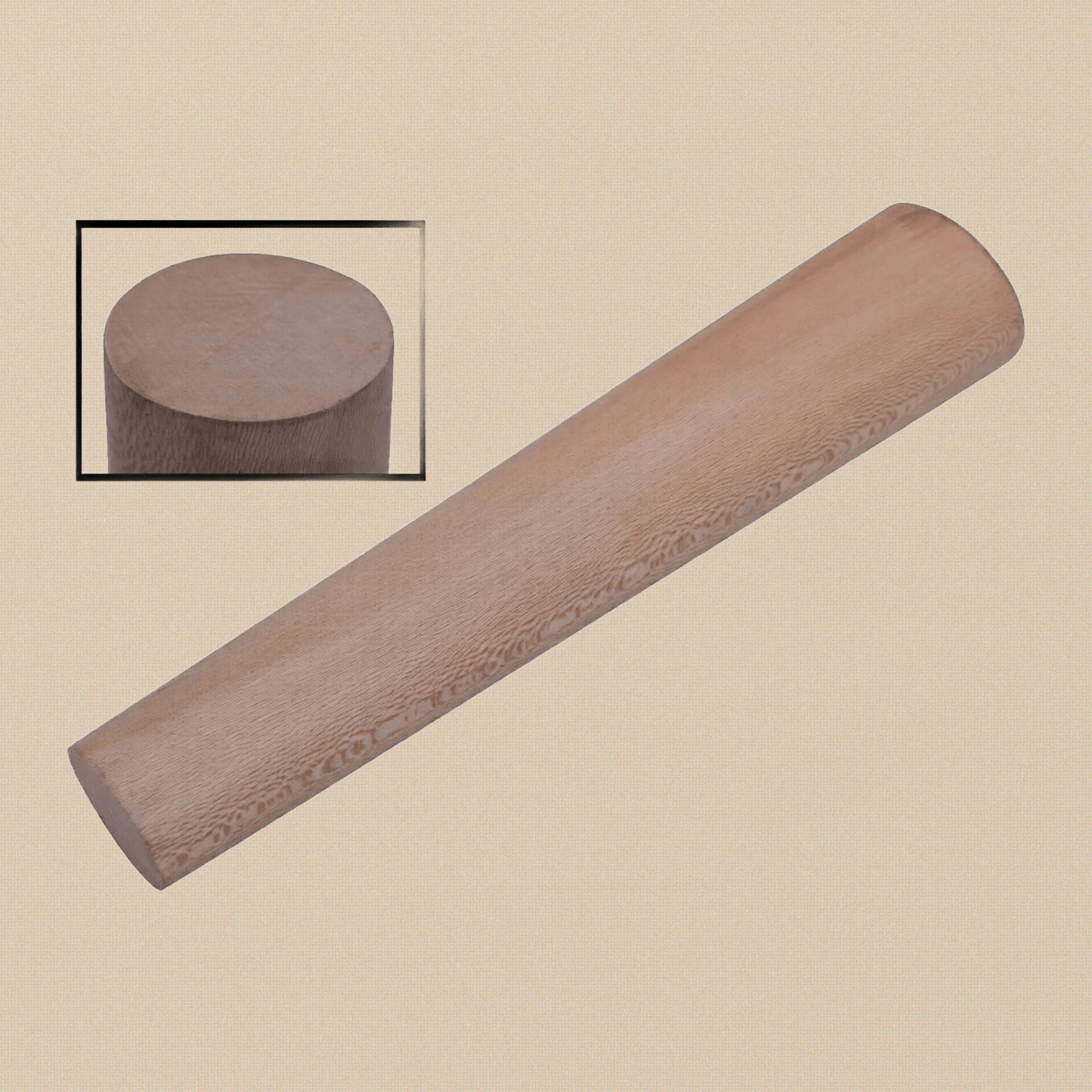 Medium Oval Wood Bracelet Mandrel, Bangle Jewellery Hammering Forming Shaping Tool, 14 Inch | Jewellery Making Tools | Toolsmith Ltd UK