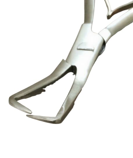 Professional Curved Handle Hair Extension Pliers, 5-Inch, Premium Stainless Steel Tool for Micro Rings & Fusion Bond Removal | Jewellery Making Tools | Toolsmith Ltd UK