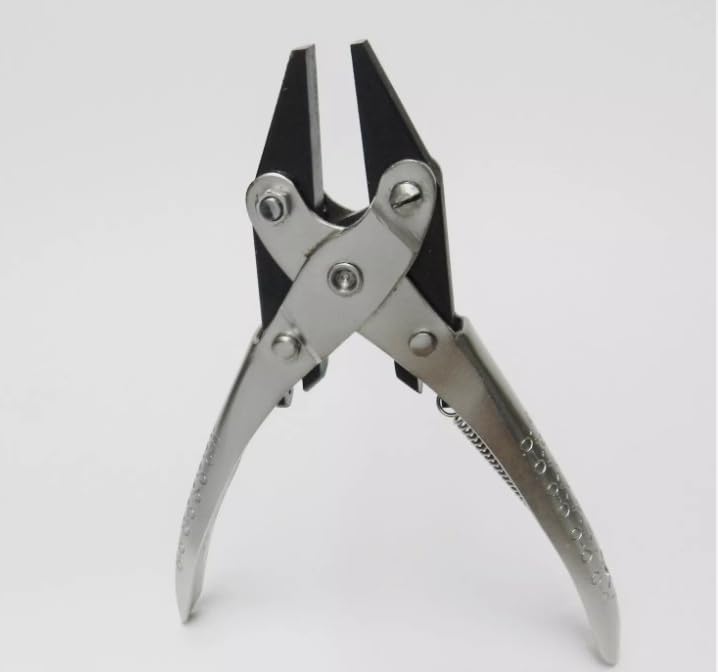 Smooth Flat Nose Parallel Action Pliers with Spring, 140 mm Jewellery Making Crafts Tool | Jewellery Making Tools | Toolsmith Ltd UK