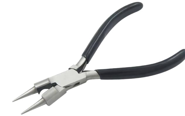 Heavy Duty Multi Use 4 in 1 Rosary Pliers, Round Nose with Cutter, Looping, Bending 140mm Jewellery Making and Crafting Tool | Jewellery Making Tools | Toolsmith Ltd UK