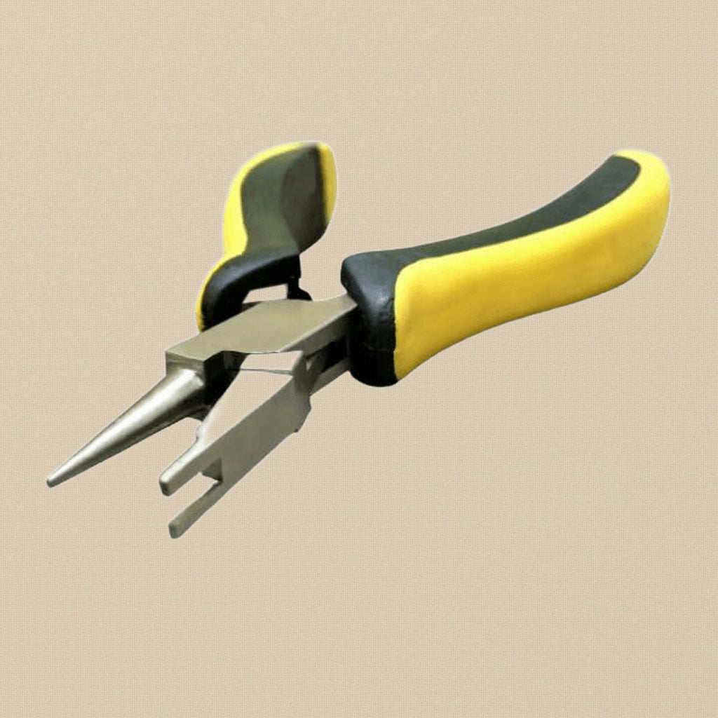 Professional Watch Repair Pliers, Stainless Steel 5.25 Inch Spring-Loaded Ergonomic Design for Jewelry Making, Watch Band Pin Removal, Yellow and Black Handle | Watch & Clock Tools | Toolsmith Ltd UK
