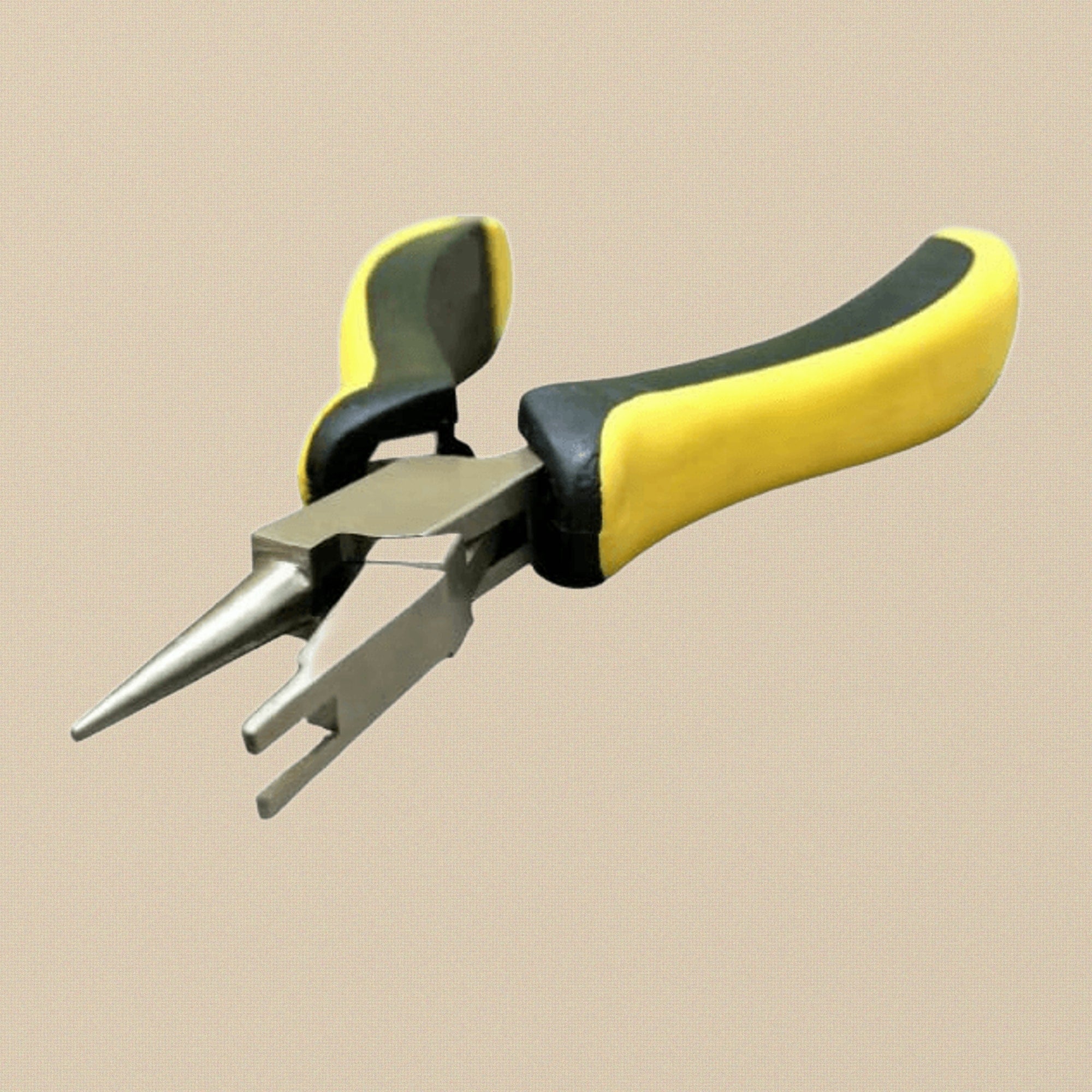 Professional Watch Repair Pliers, Stainless Steel 5.25 Inch Spring-Loaded Ergonomic Design for Jewelry Making, Watch Band Pin Removal, Yellow and Black Handle | Watch & Clock Tools | Toolsmith Ltd UK