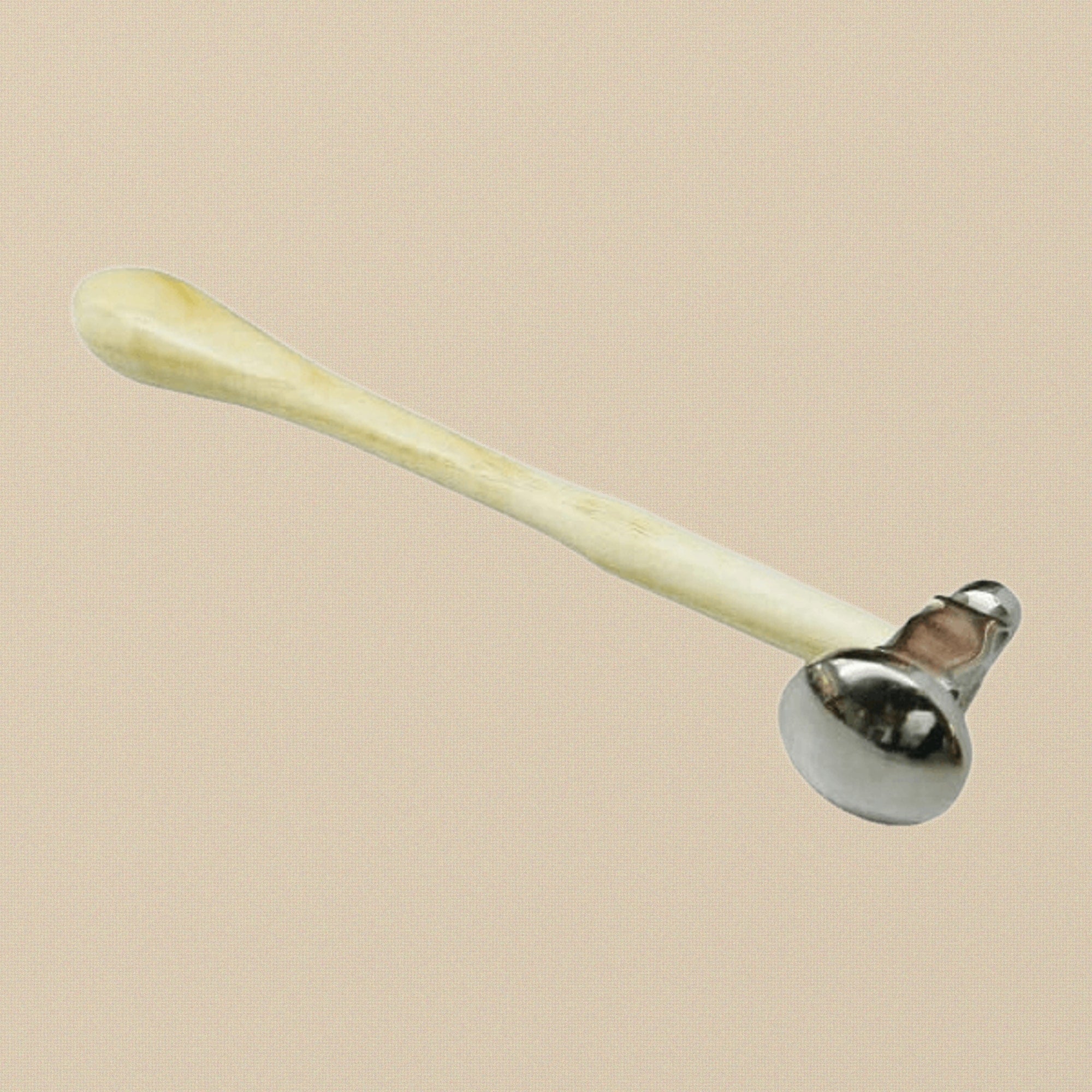 Chasing Hammer Jewellery Tool, 32mm Dome Head, Metal Silversmith Repousse Hammer with Wood Handle | Jewellery Making Tools | Toolsmith Ltd UK