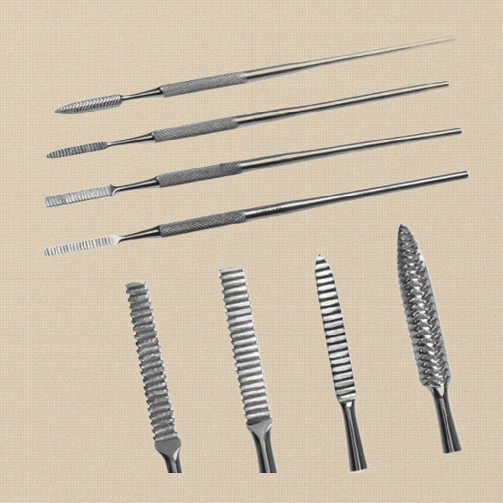 Professional Wax Carving File Set, 4-Piece Stainless Steel Jewellery Making Tools, Precision Casting Files for Crafting and Modeling | Jewellery Making Tools | Toolsmith Ltd UK