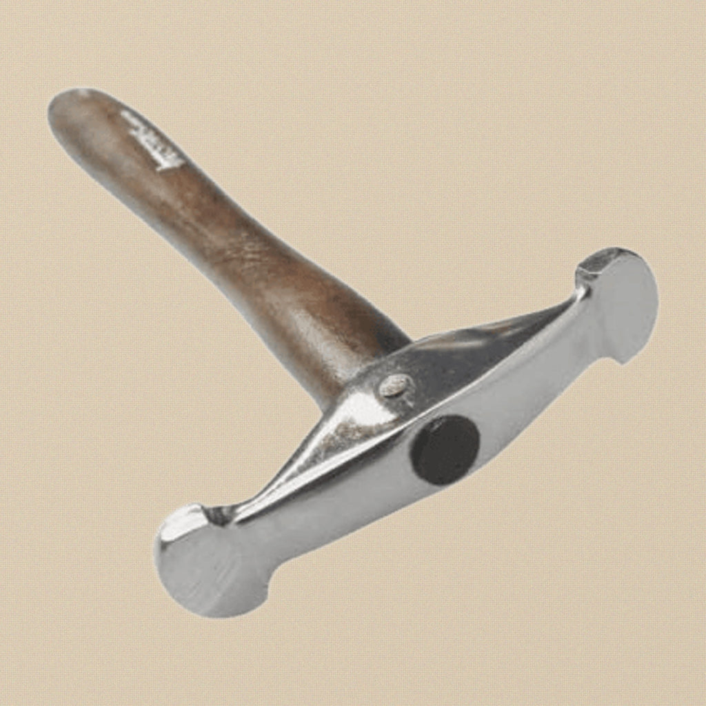 Jewellery Making Texturing Hammer, Narrow Head Design, Metal Forming Tool for Silversmithing and Repousse Work | Jewellery Making Tools | Toolsmith Ltd UK
