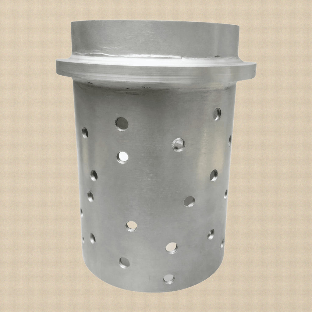 Heavy Duty Perforated Casting Flask, X-Large 5"" x 7"", Stainless Steel, 1/8"" Wall, Vacuum Casting | Jewellery Making Tools | Toolsmith Ltd UK