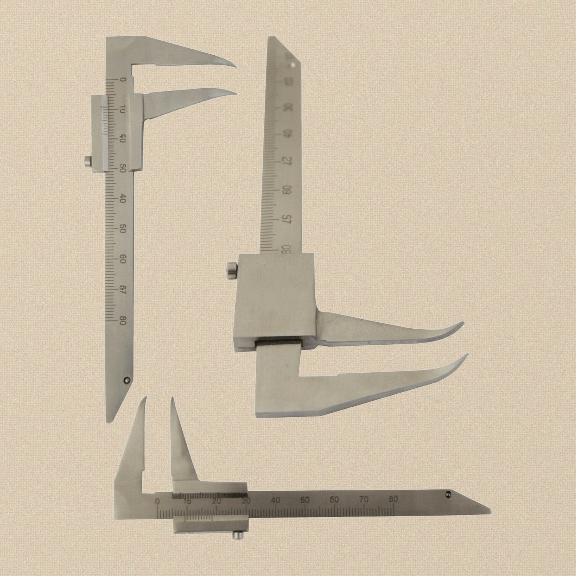 Precision Boley Gauge Caliper in Surgical-Grade Stainless Steel | Dental Instruments | Toolsmith Ltd UK
