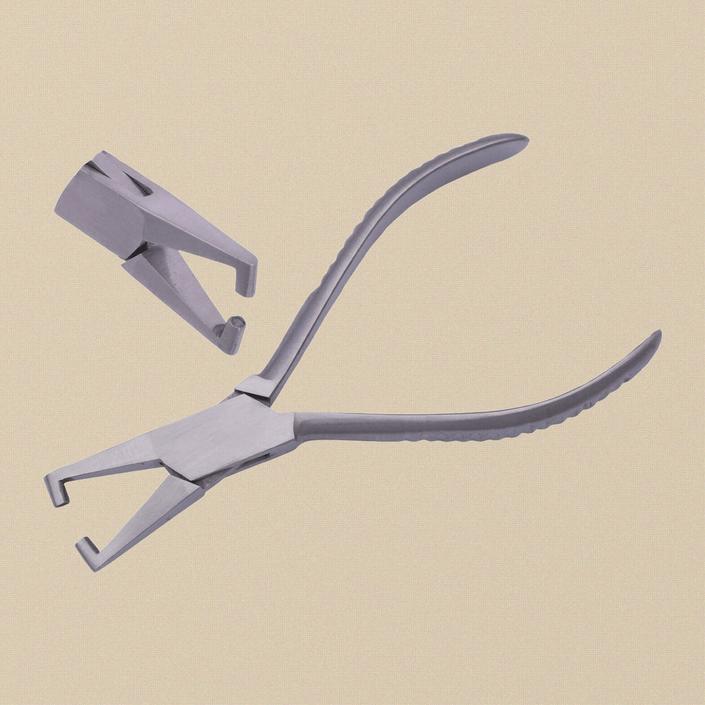 Optical Hinge Setting and Angling Pliers, 150 mm, Stainless Steel, Stable Grip | Jewellery Making Tools | Toolsmith Ltd UK