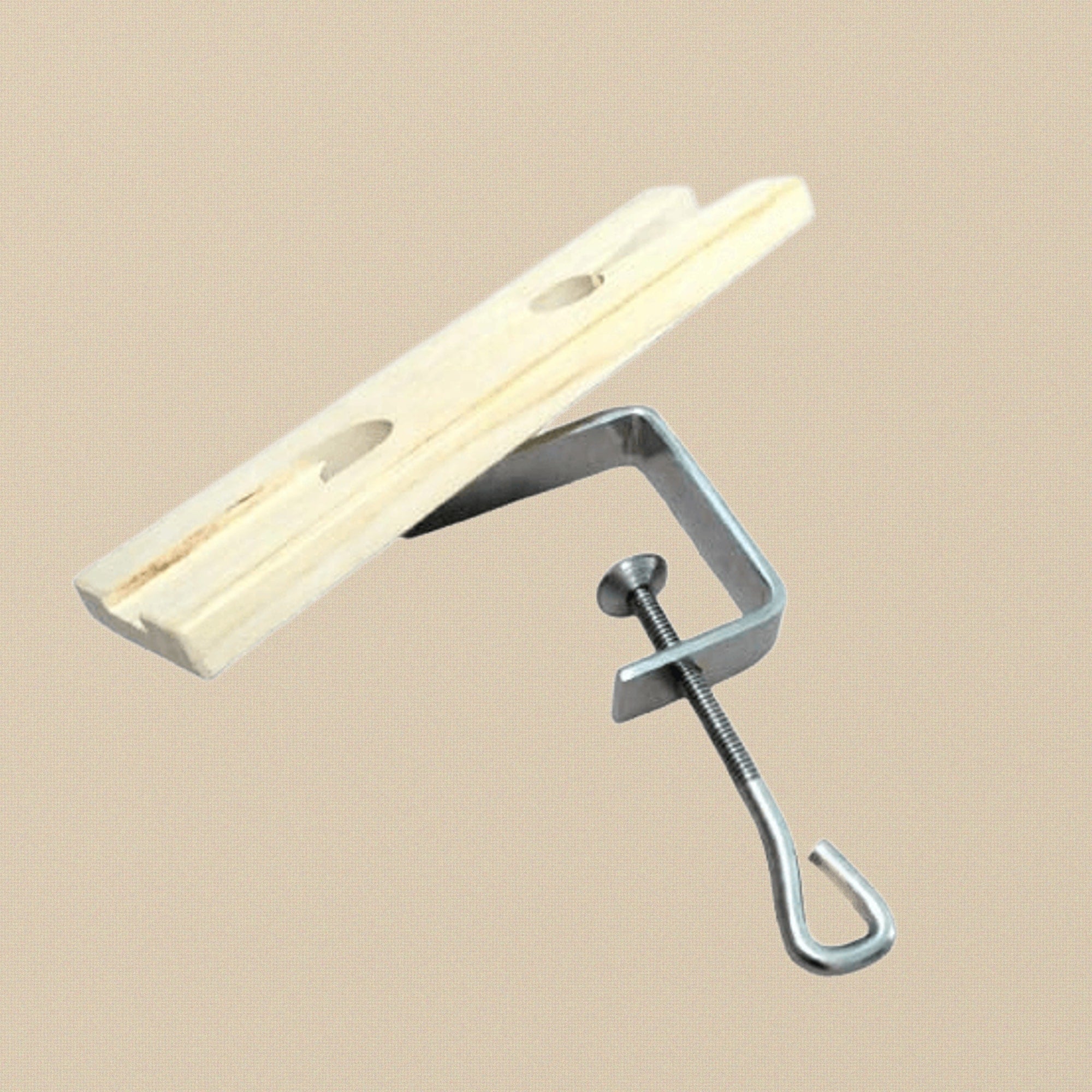 Premium 8-Inch Hardwood Bench Pin with Metal Clamp, V Slot Jewelers Tool for Watch Repair and Jewellery Making | Watch & Clock Tools | Toolsmith Ltd UK