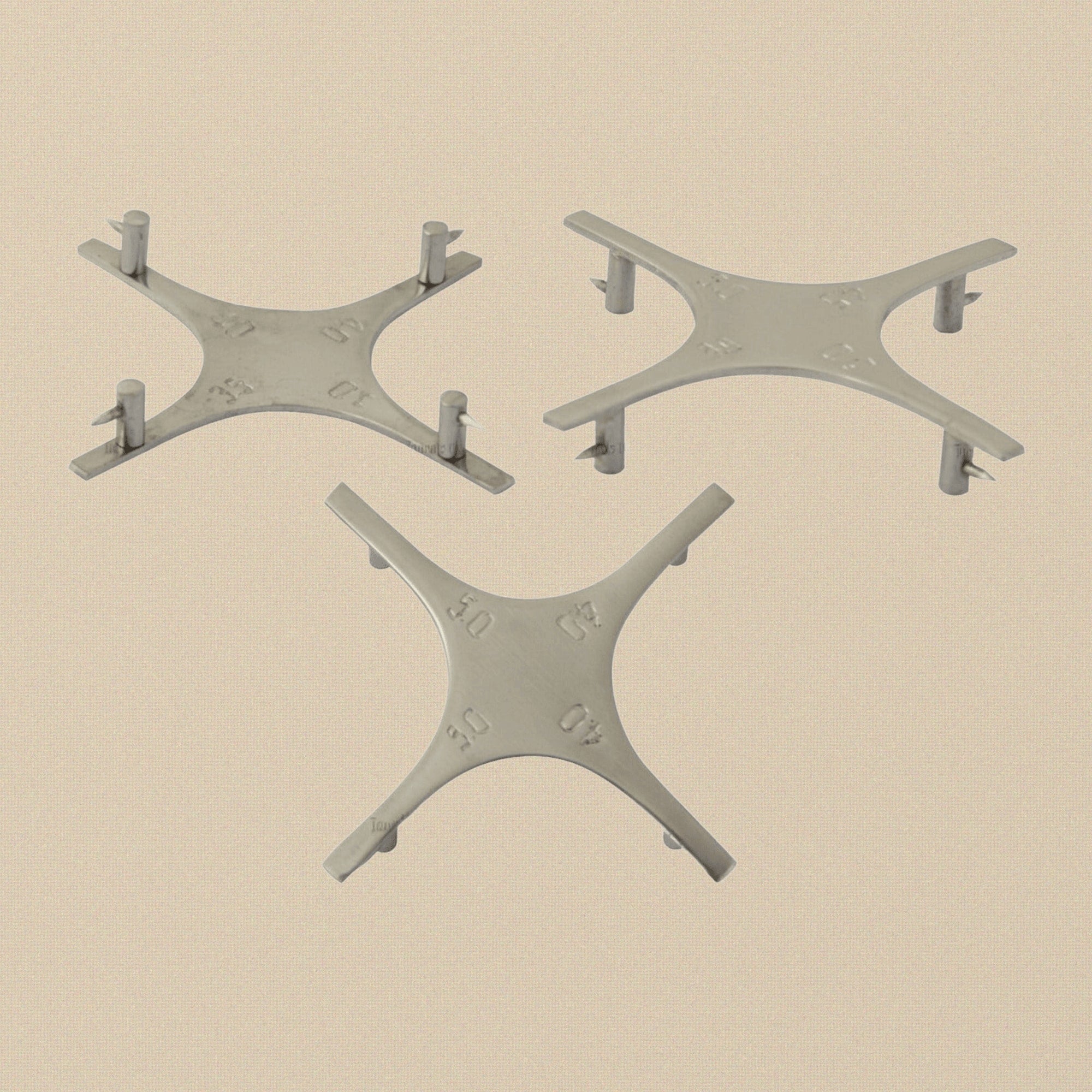 Surgical Stainless Steel Bone Bracket Gauge for Orthodontic and Dental Measurement | Dental Instruments | Toolsmith Ltd UK