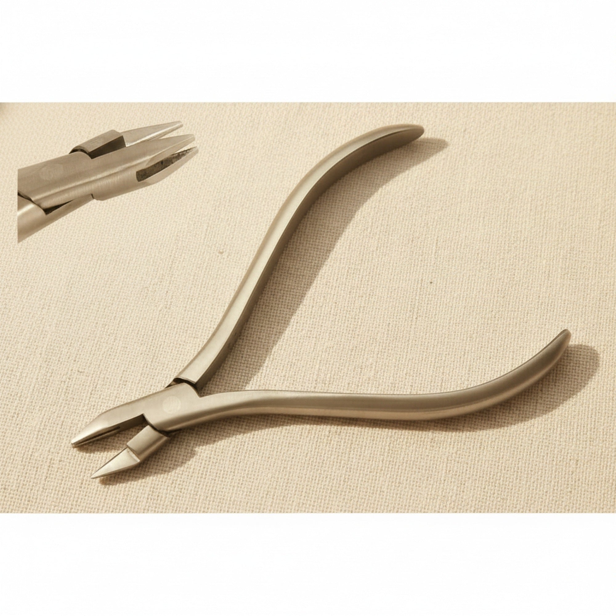 Three-Jaw Wire Contouring Pliers for Precision Bending, 13 cm Stainless Steel