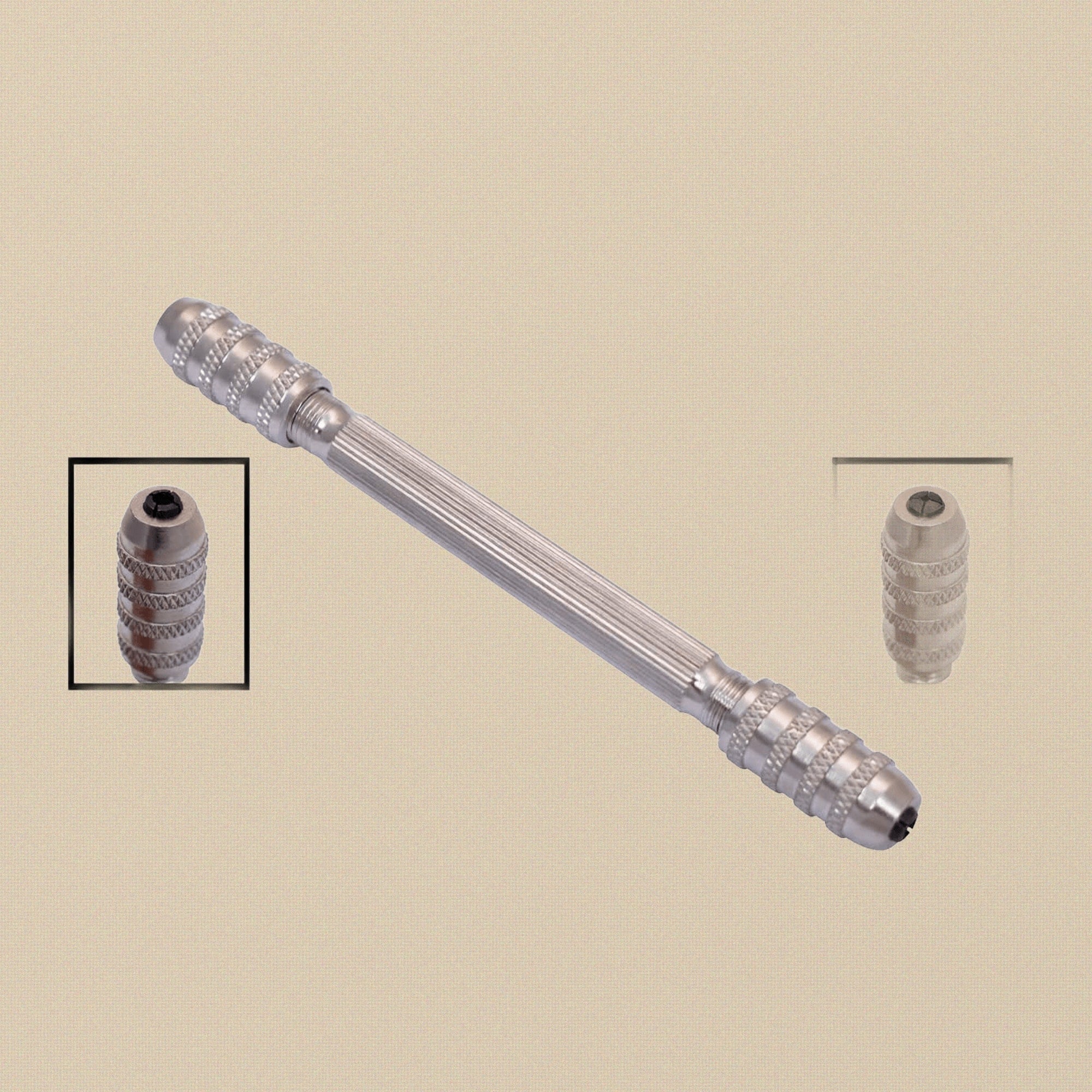 4.5-Inch Double Ended Pin Vise Tool, Precision Hand Drill Holder for 0-1mm and 1.5-2.5mm Drills, Pins and Wire | Watch & Clock Tools | Toolsmith Ltd UK
