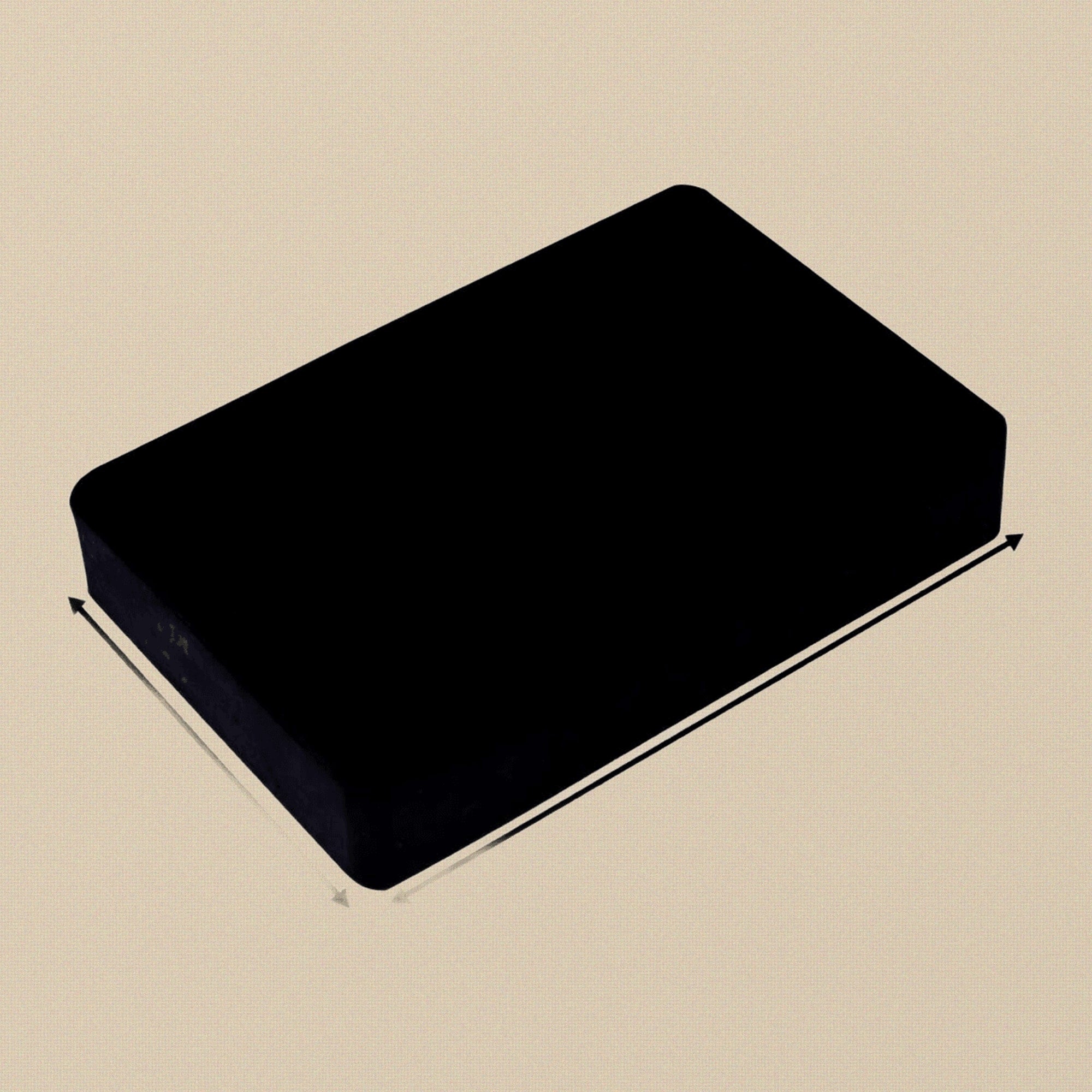 Heavy Duty Rubber Bench Block, 6 x 4 x 1 Inch, Black, Hammering Stamping Jewellery Metal Dapping Forming Tool | Jewellery Making Tools | Toolsmith Ltd UK