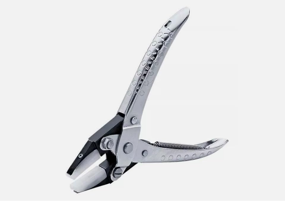 Parallel Action Nylon Jaws Flat Nose Pliers, 140 mm, with Extra Jaws, for Jewellery and Crafts | Toolsmith Ltd