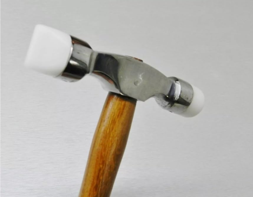 Dual-Head Nylon Hammer, Soft Touch Plastic Tips, Metal Forming Jewellery Tool with 9 Nylon Faces | Jewellery Making Tools | Toolsmith Ltd UK