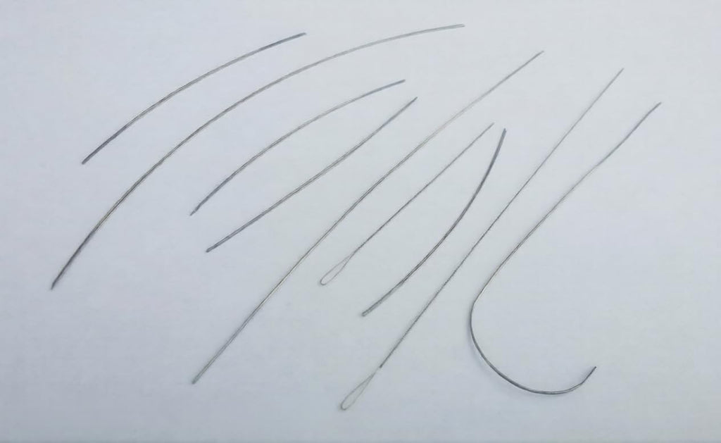 Assorted Big Eye Beading Needles, Twisted Wire Collapsible Needles for Jewellery Making, 9 Pack | Jewellery Making Tools | Toolsmith Ltd UK