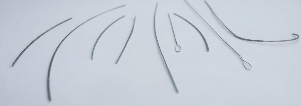Assorted Big Eye Beading Needles, Twisted Wire Collapsible Needles for Jewellery Making, 9 Pack | Jewellery Making Tools | Toolsmith Ltd UK