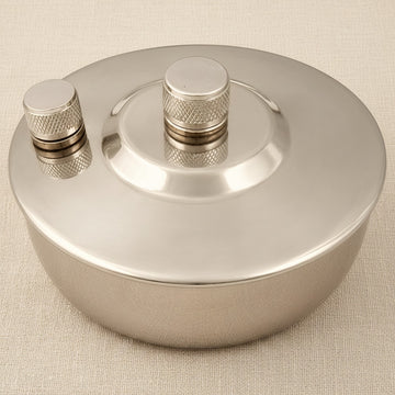 Jeweller's Alcohol Spirit Lamp in Polished Stainless Steel with Snuffer Cap | Spirit Lamp | Toolsmith Ltd UK