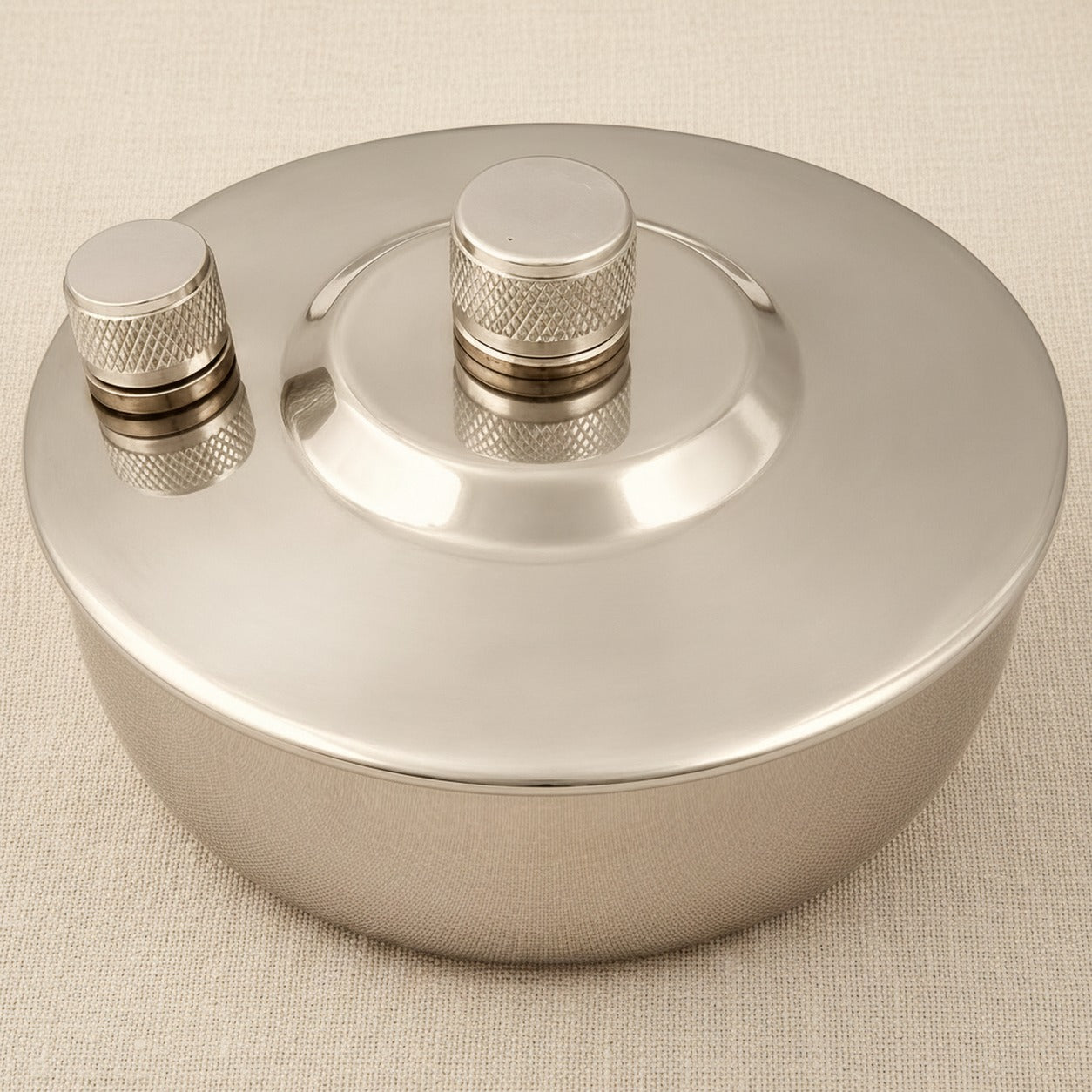 Jeweller's Alcohol Spirit Lamp in Polished Stainless Steel with Snuffer Cap | Spirit Lamp | Toolsmith Ltd UK