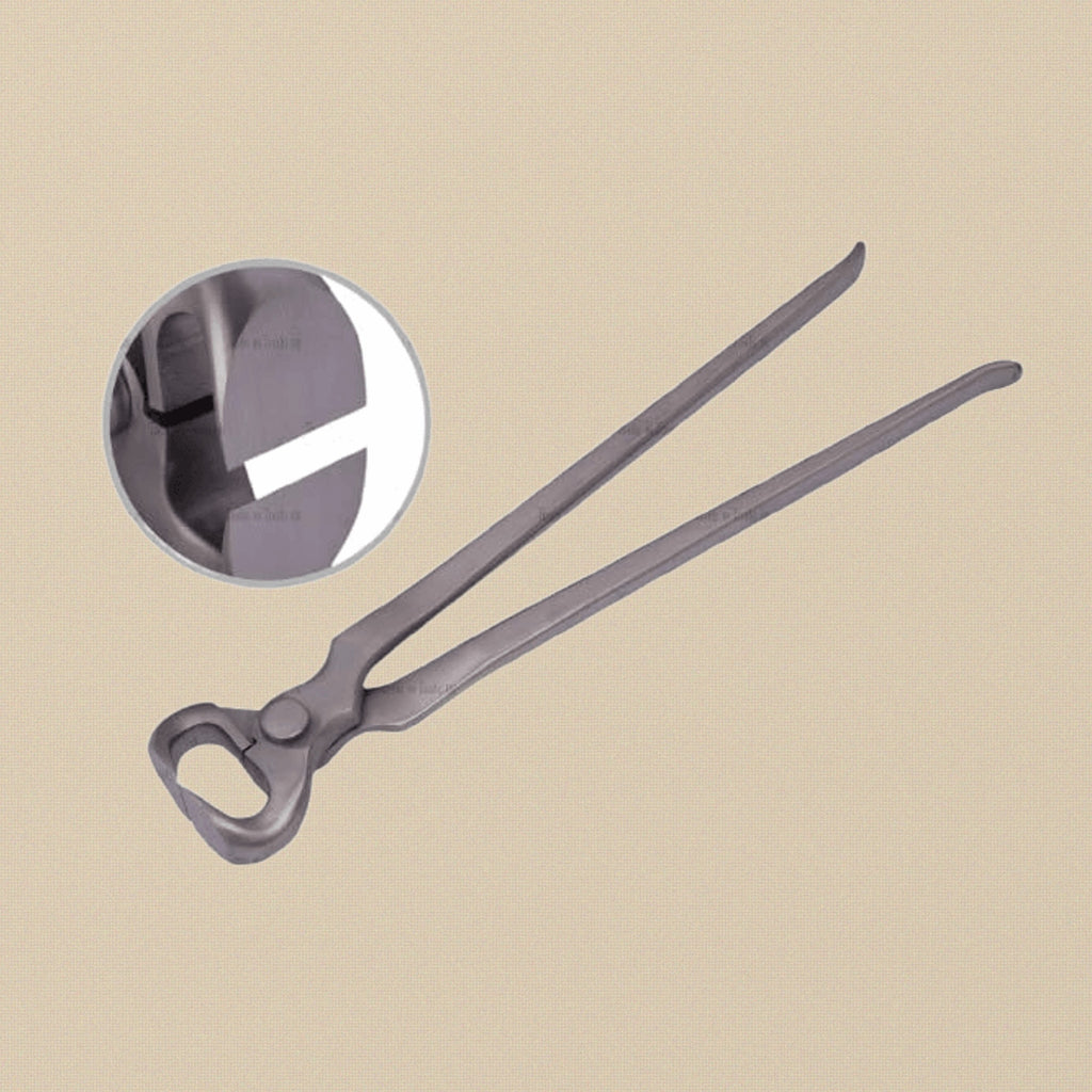 Professional 12-Inch Heavy Duty Farrier Hoof Pin Cutters, Veterinary Nippers Tool, Stainless Steel Construction | Farrier & Veterinary Tools | Toolsmith Ltd UK