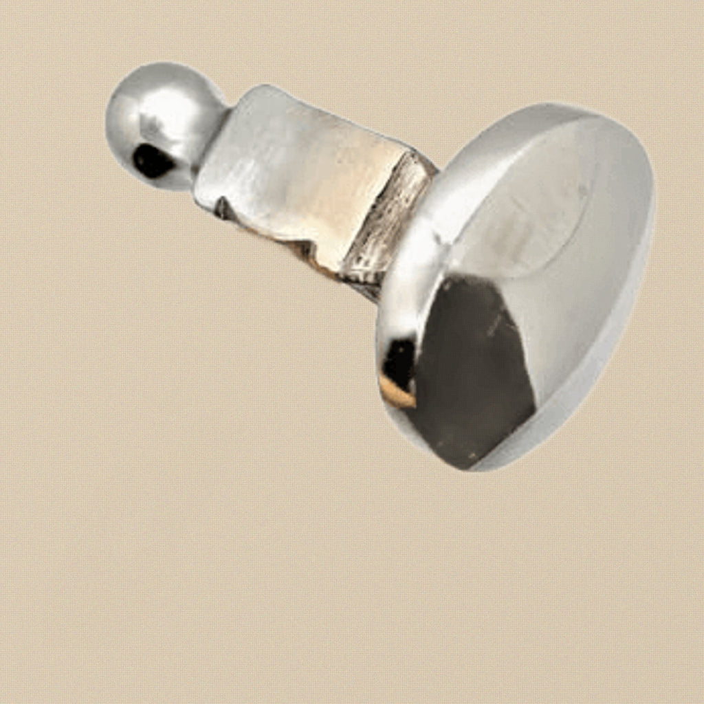 Dome Chasing Hammer for Jewellery Making, 38mm Bowed Face, 1-1/2" Diameter, Premium Steel Head with Wooden Handle | Jewellery Making Tools | Toolsmith Ltd UK