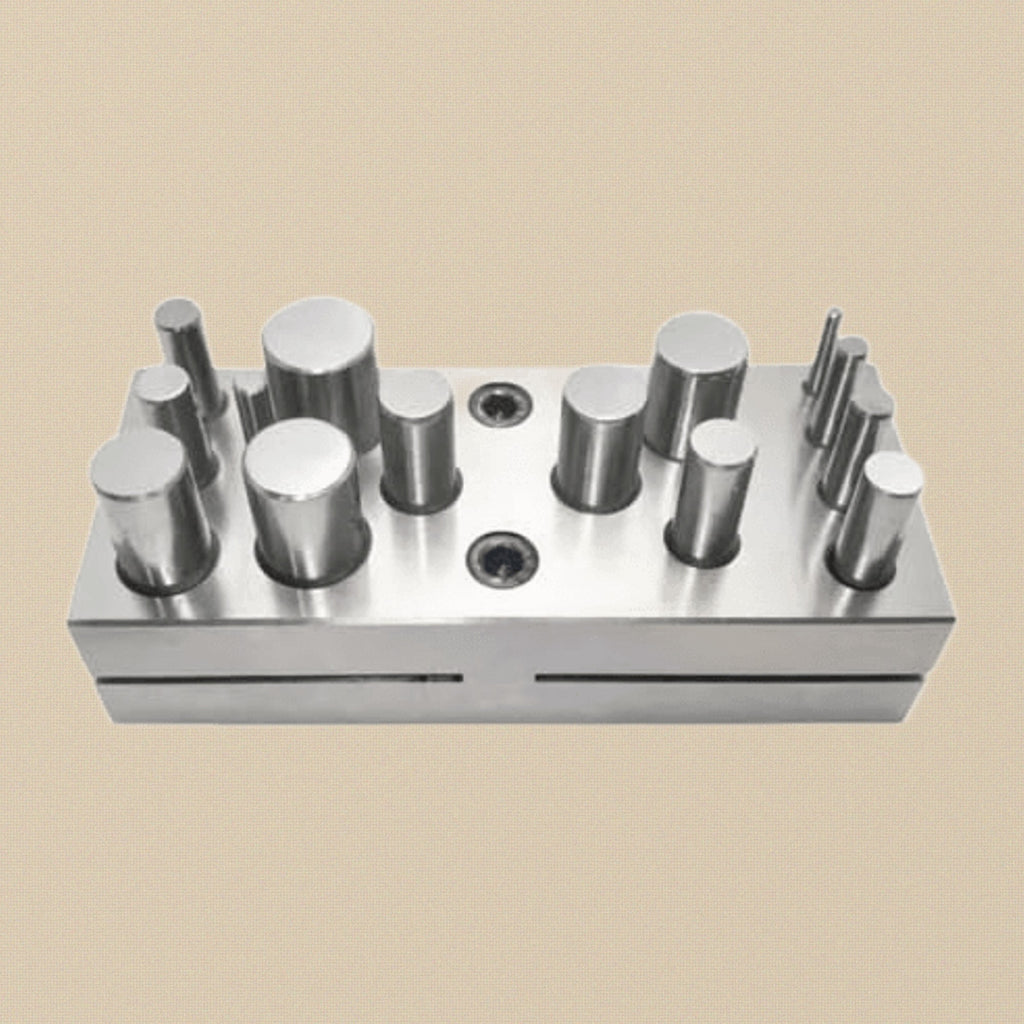 14 Round Hole Punches, Professional Jewellery Disc Cutter Set, 3-16 mm, Metal Cutting Crafting Tool | Jewellery Making Tools | Toolsmith Ltd UK