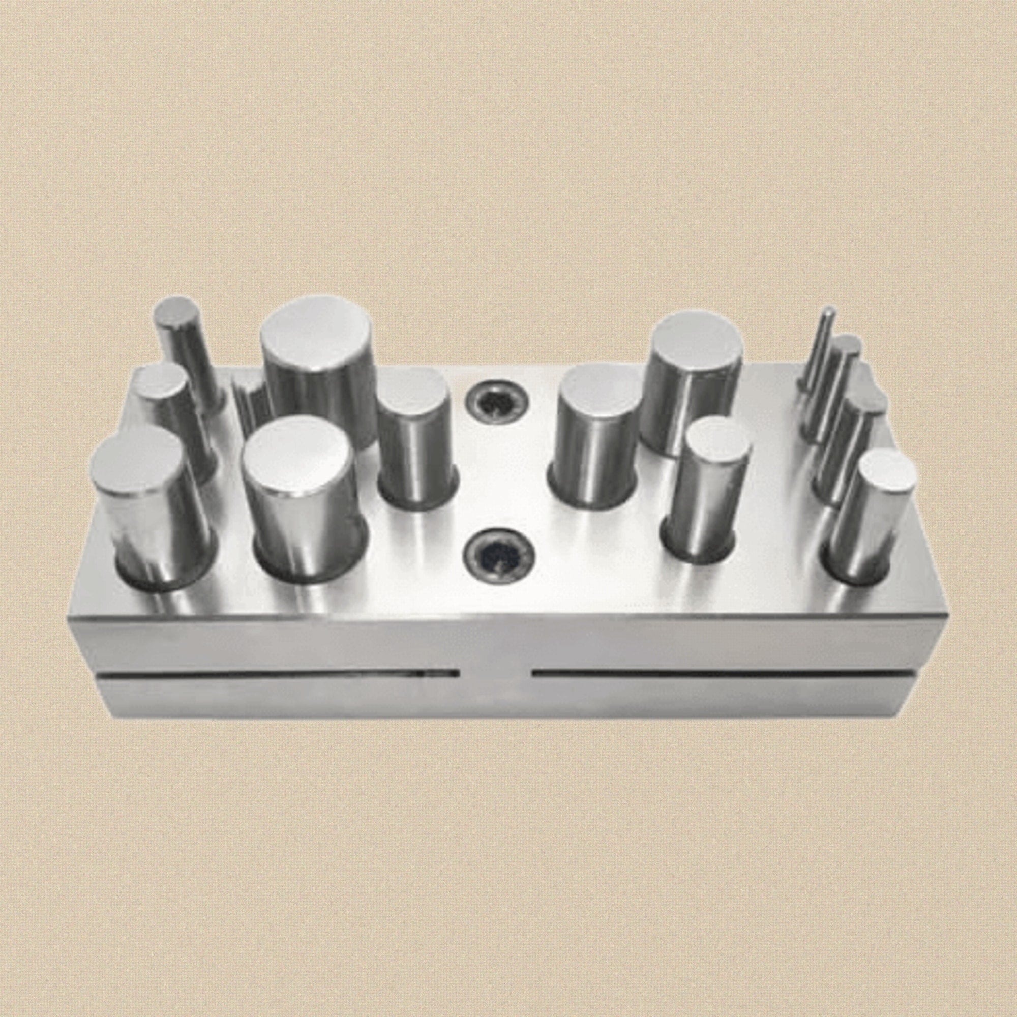14 Round Hole Punches, Professional Jewellery Disc Cutter Set, 3-16 mm, Metal Cutting Crafting Tool | Jewellery Making Tools | Toolsmith Ltd UK