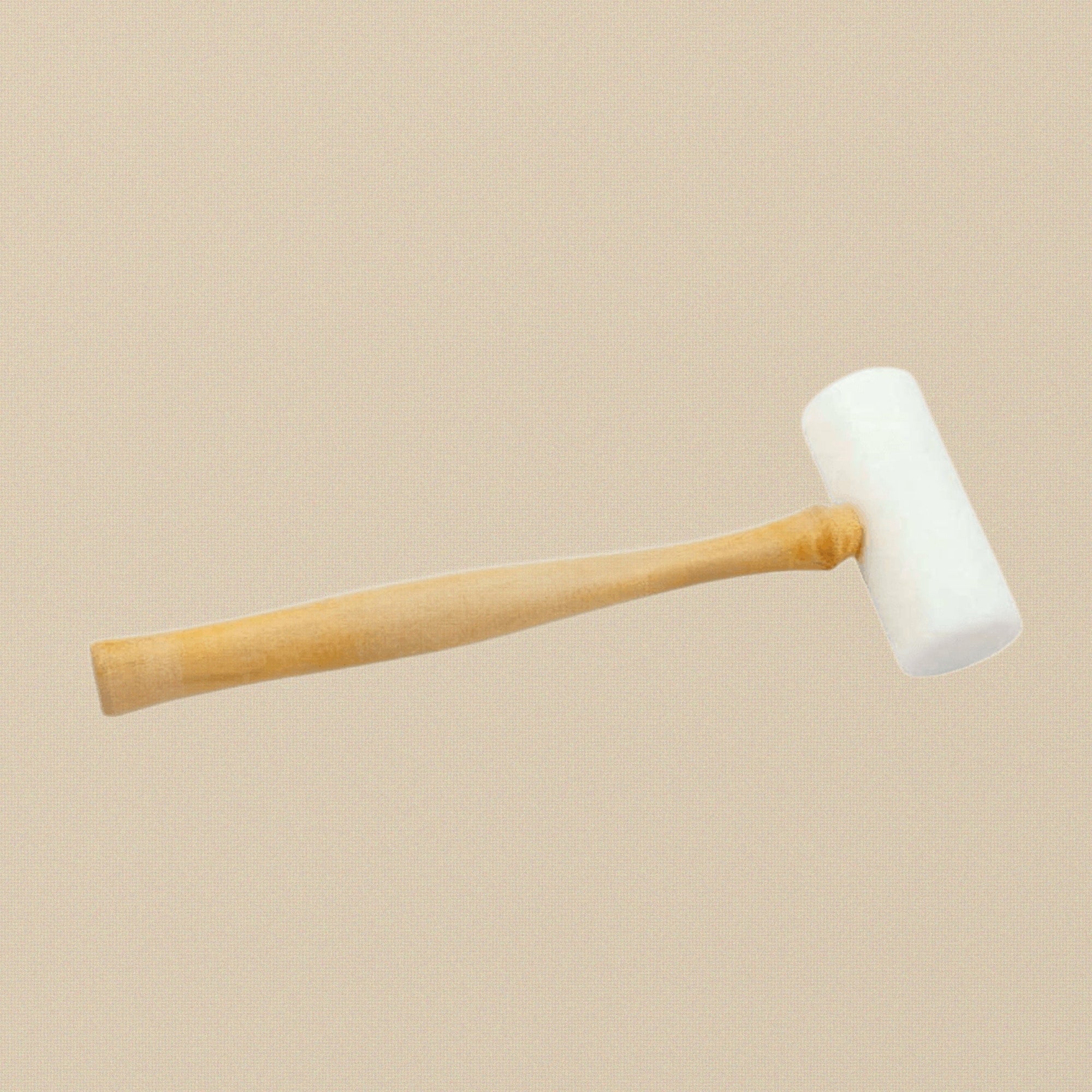 Dead Blow Teflon Jewellery Hammer, 44 x 98 mm Head, Wooden Handle, Forming and Shaping Mallet | Jewellery Making Tools | Toolsmith Ltd UK