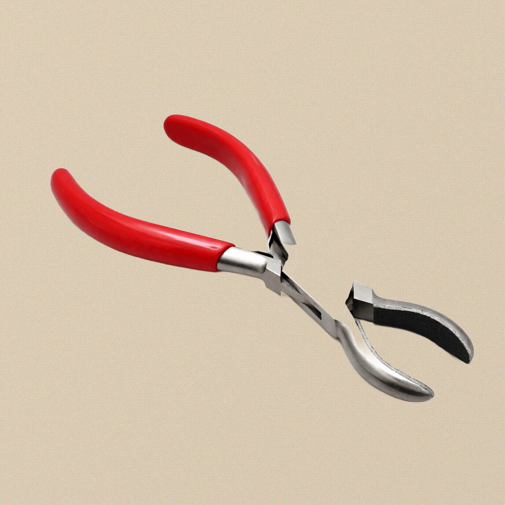 Ring Holding Polishing Pliers with Leather Jaws, Stainless Steel, 15 cm, for Jewellery Filing Making and Crafts | Jewellery Making Tools | Toolsmith Ltd UK