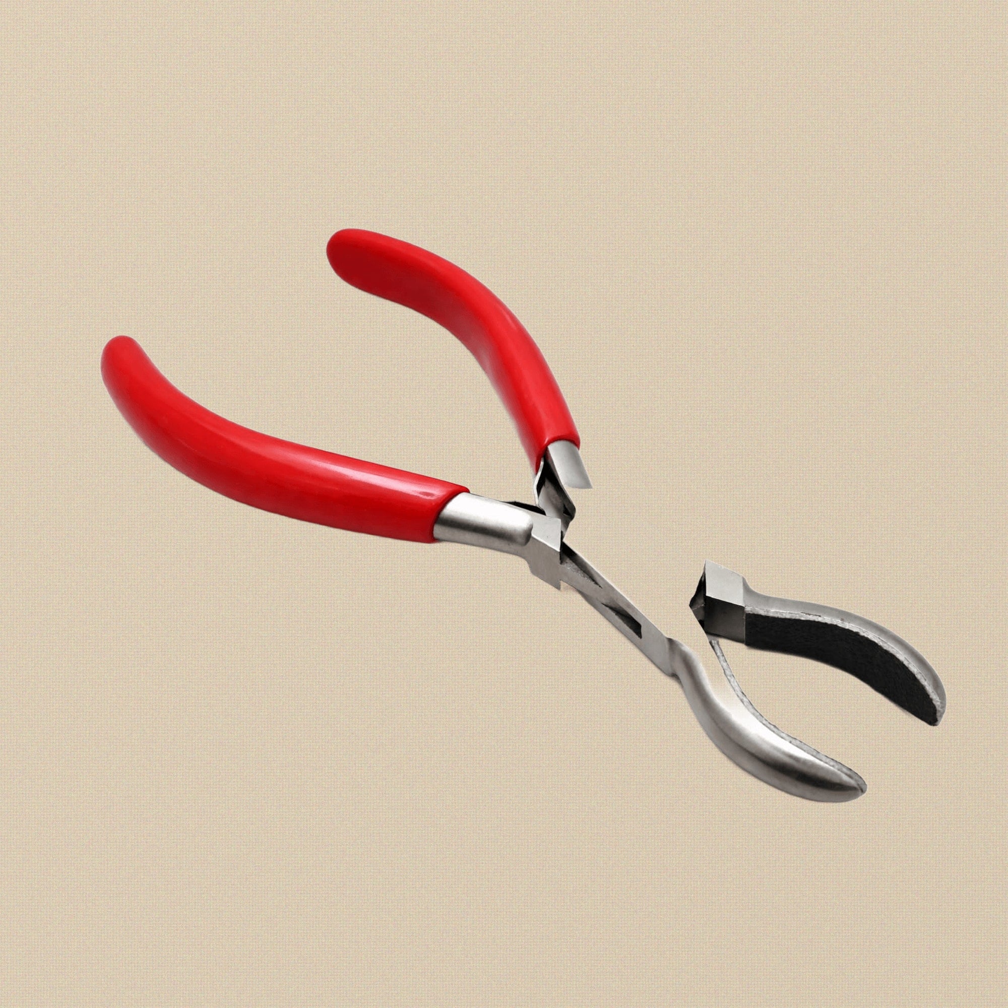 Ring Holding Polishing Pliers with Leather Jaws, Stainless Steel, 15 cm, for Jewellery Filing Making and Crafts | Jewellery Making Tools | Toolsmith Ltd UK