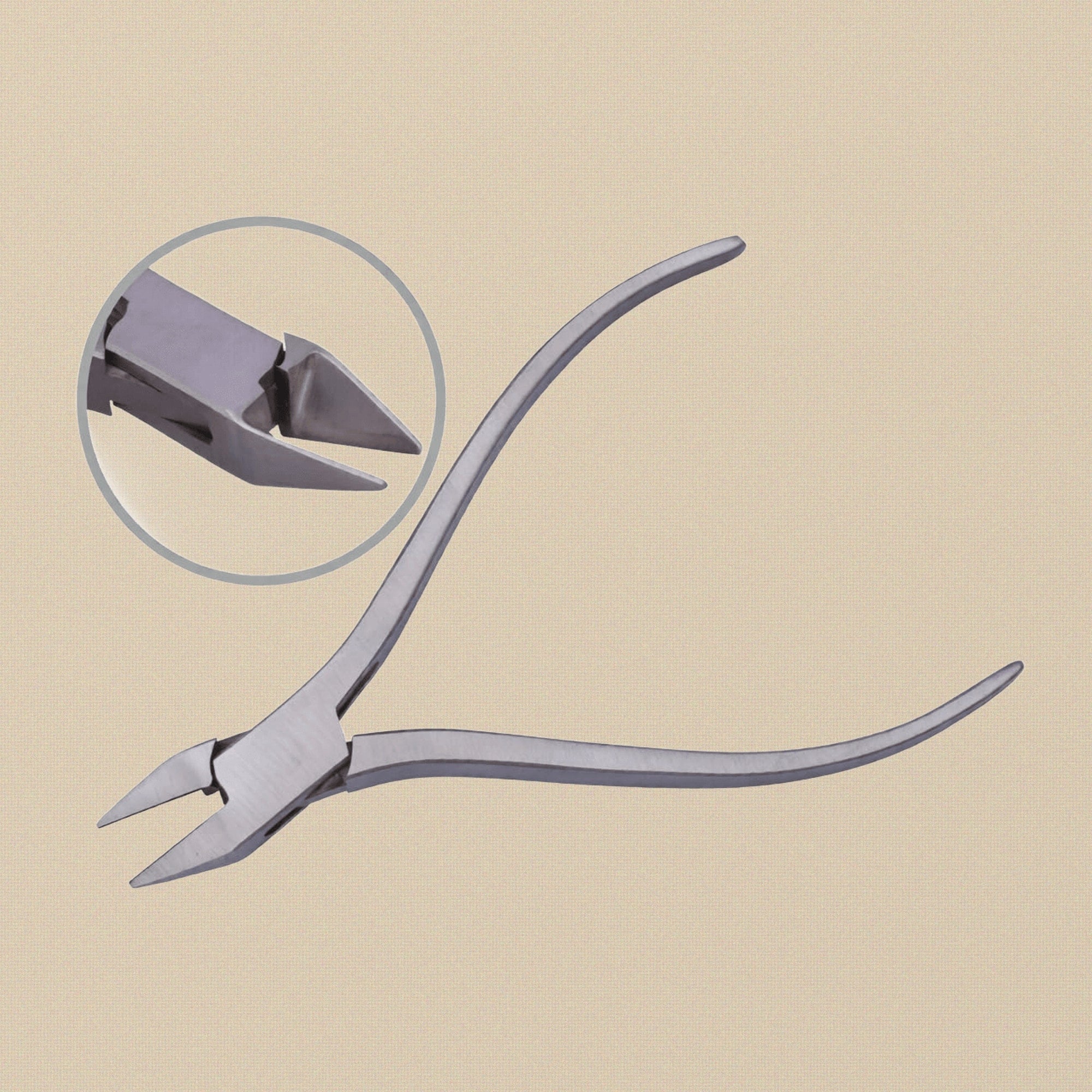 Square Handles Side Cutters Pliers, Stainless Steel, 120mm Slim Line Multi Purpose, for Jewellery and Optical Work | Jewellery Making Tools | Toolsmith Ltd UK