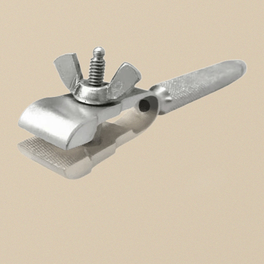 Hand Vise Clamp Tool with Wide Jaws, Multi Purpose, Steel, Hollow Handle, for Jewellery, Wire Twisting, Crafts and Fishing Hook | Jewellery Making Tools | Toolsmith Ltd UK