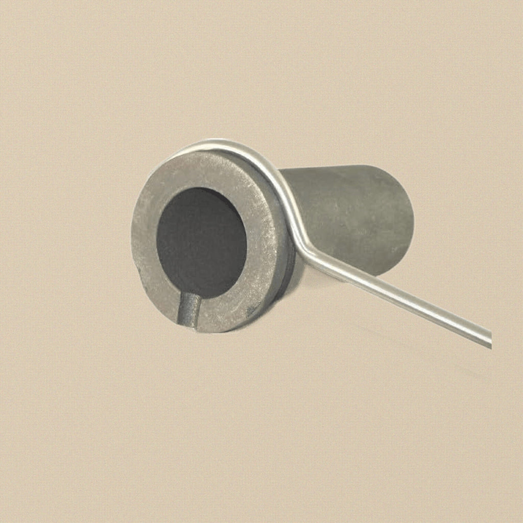 Graphite Crucible and Tong Set, 1 kg Capacity with 33 cm Pouring Tongs/ Holder, Casting Pouring | Jewellery Making Tools | Toolsmith Ltd UK